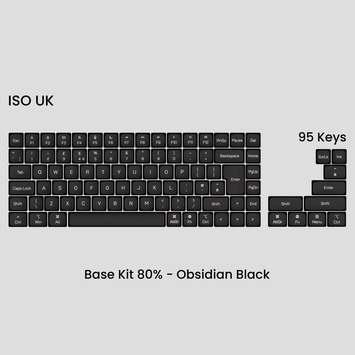 Awekeys Low Profile Metal Keycaps - Group-Buy