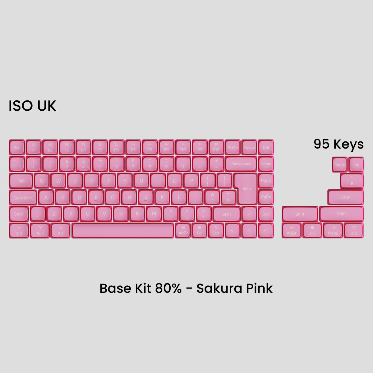 Awekeys Low Profile Metal Keycaps - Group-Buy