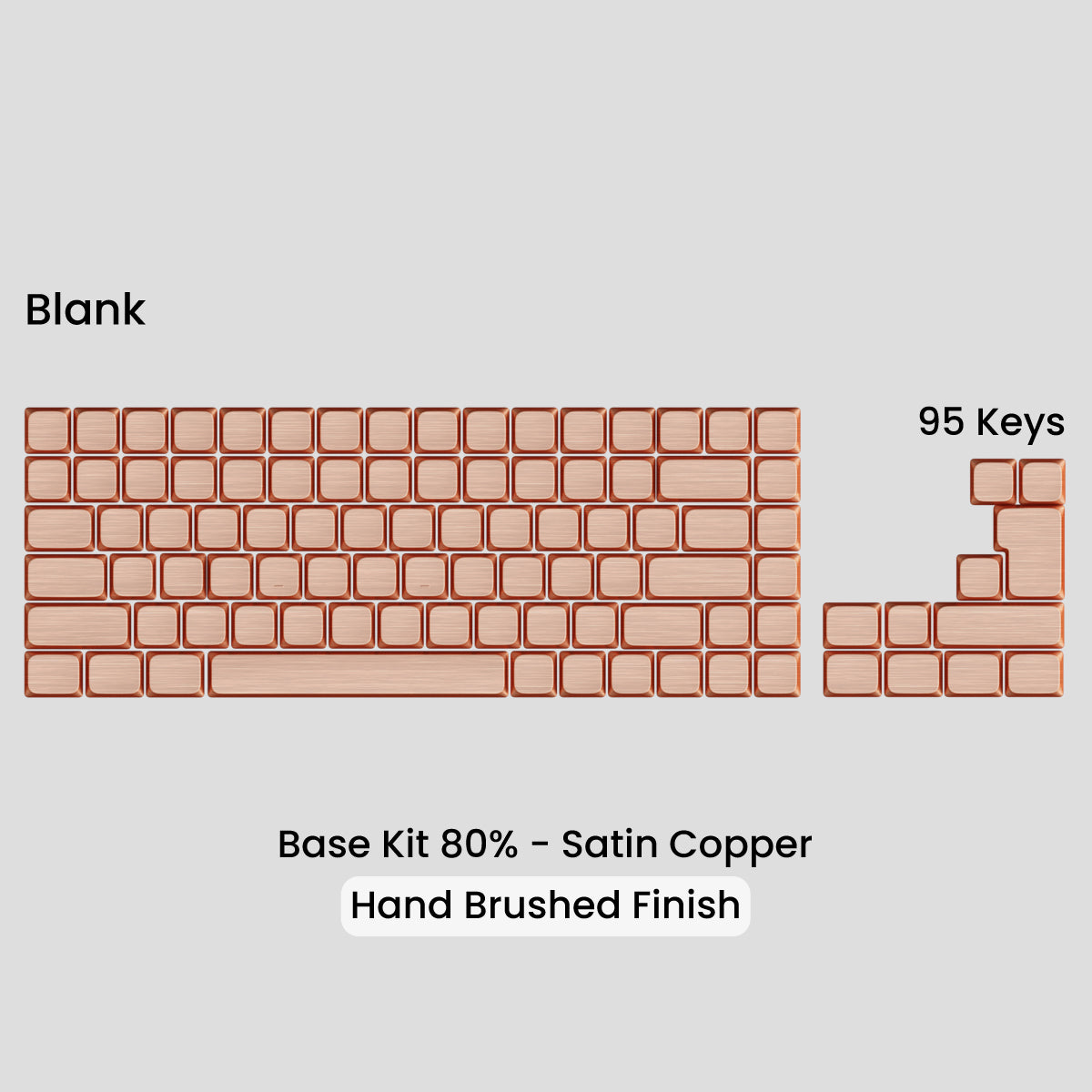 Awekeys Low Profile Metal Keycaps - Group-Buy