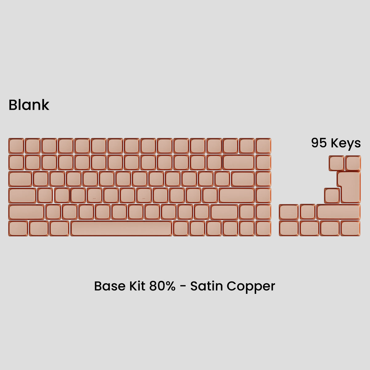 Awekeys Low Profile Metal Keycaps - Group-Buy