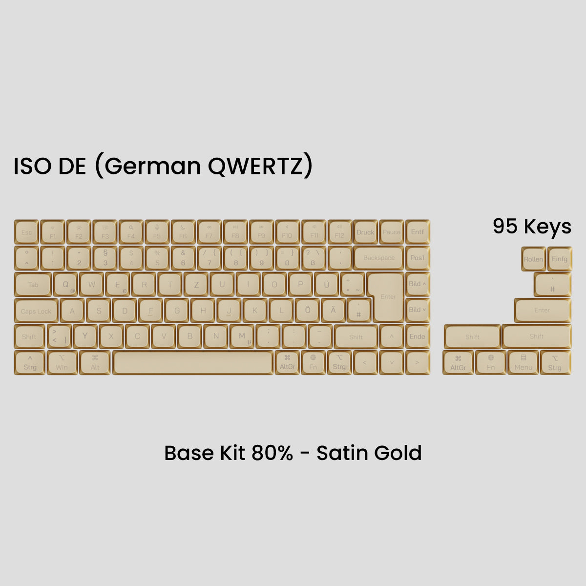 Awekeys Low Profile Metal Keycaps - Group-Buy