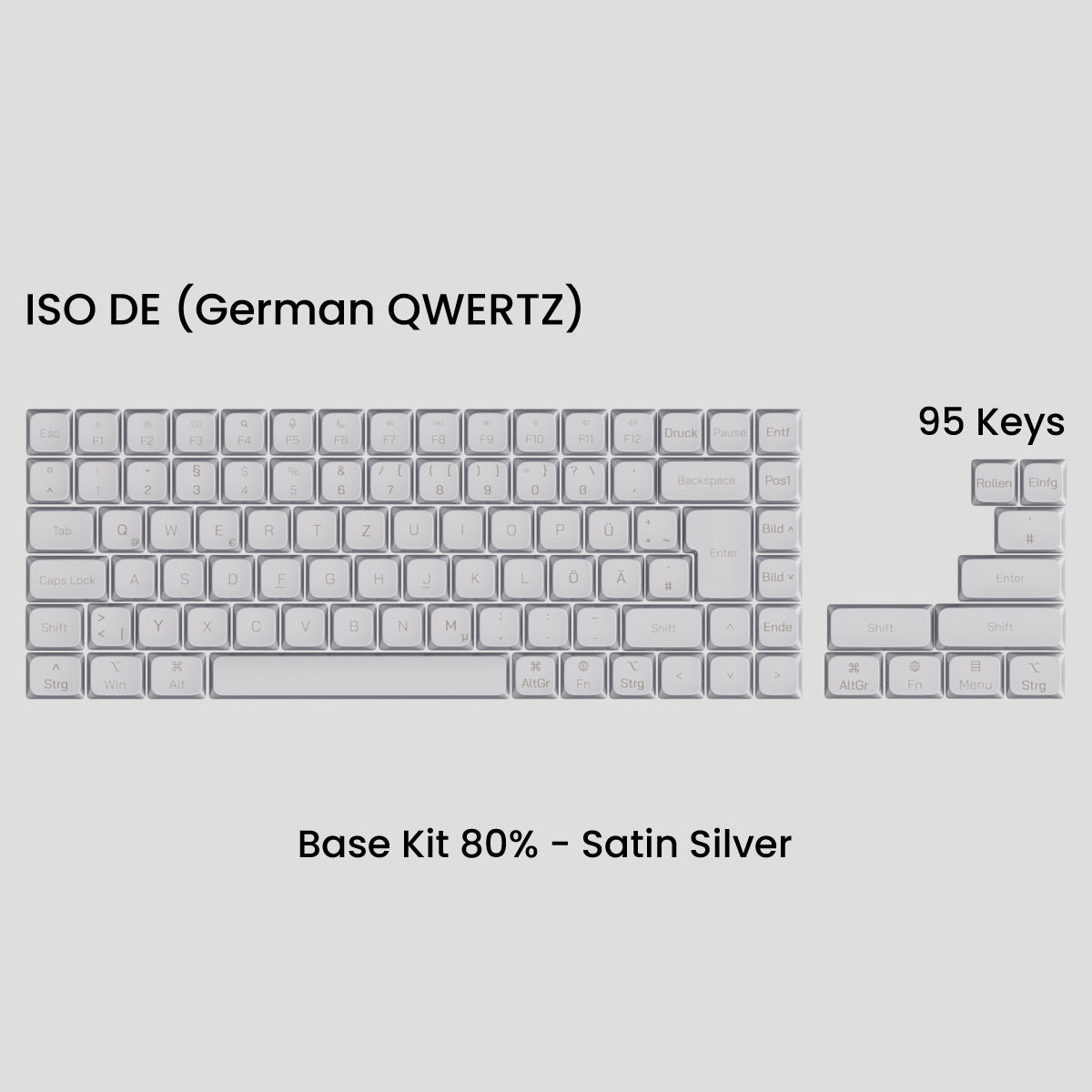 Awekeys Low Profile Metal Keycaps - Group-Buy