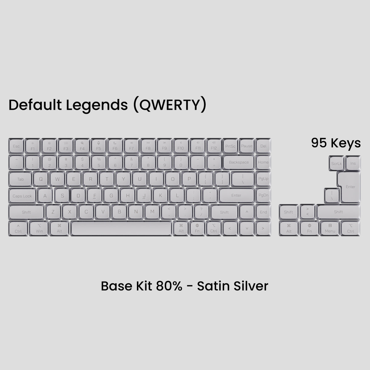 Awekeys Low Profile Metal Keycaps - Group-Buy