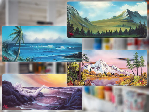 Bob Ross Deskmat