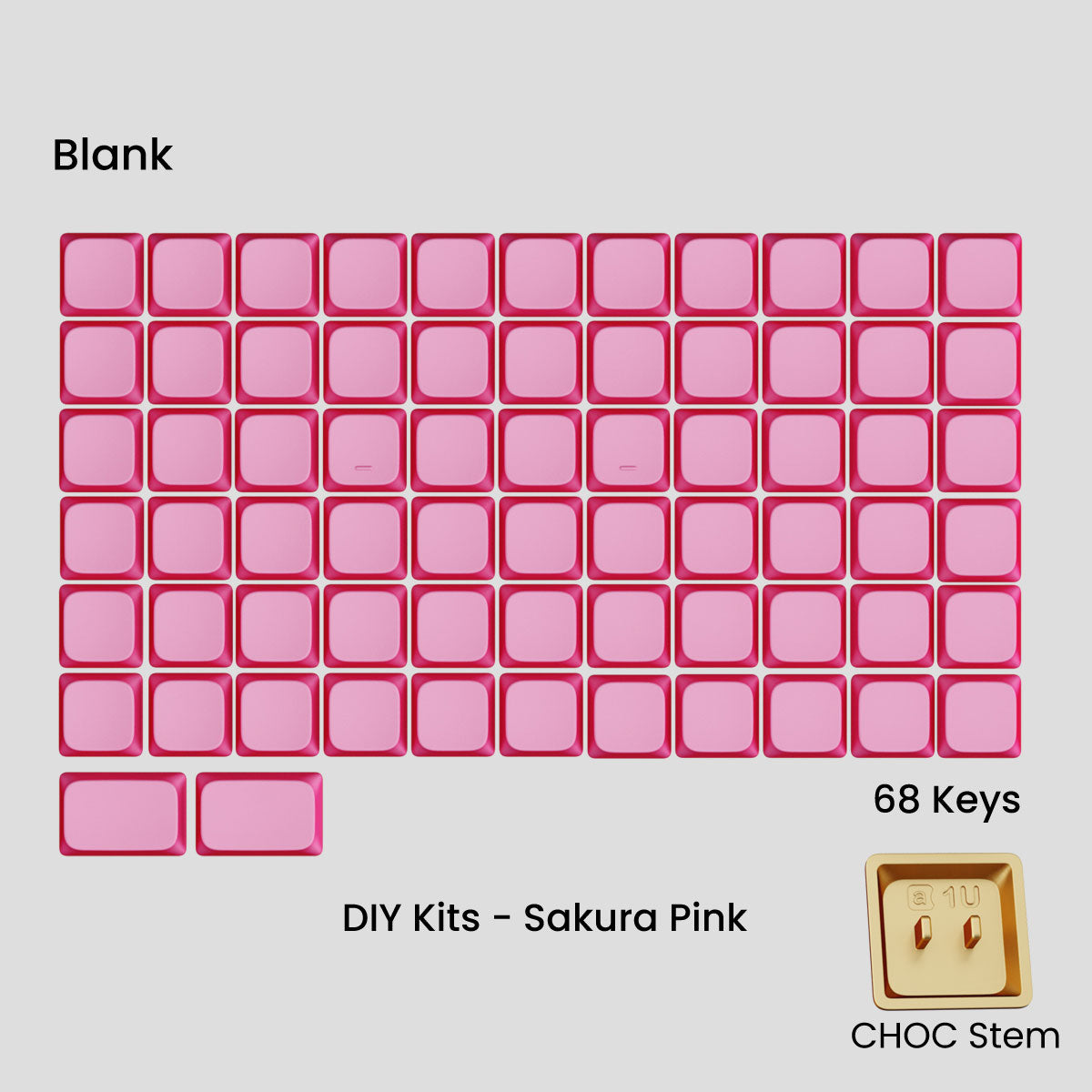 Awekeys Low Profile Metal Keycaps - Group-Buy