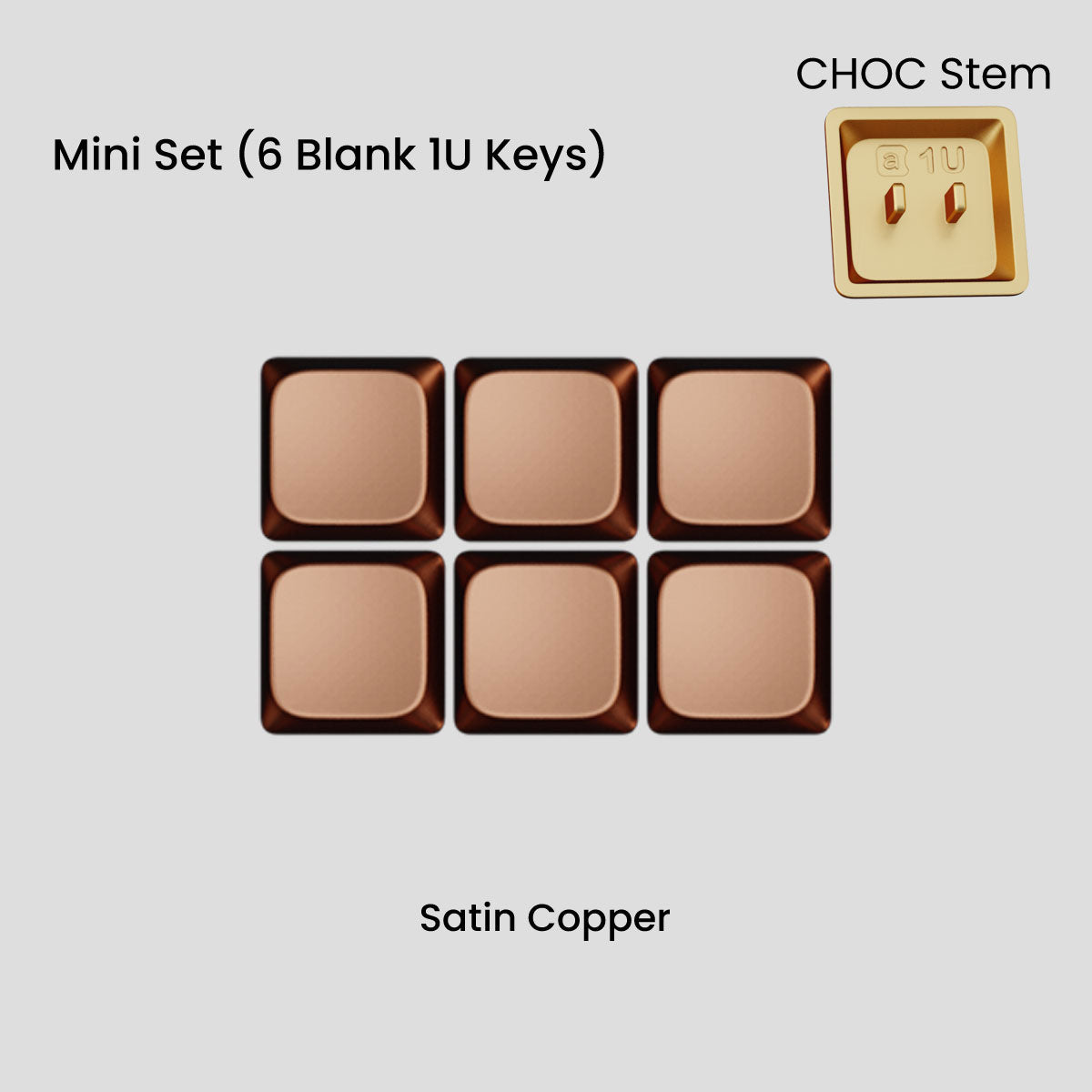 Awekeys Low Profile Metal Keycaps - Group-Buy