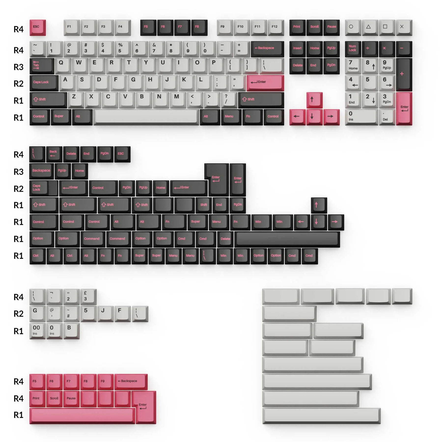 Keychron PBT Dolch Pink Keycaps