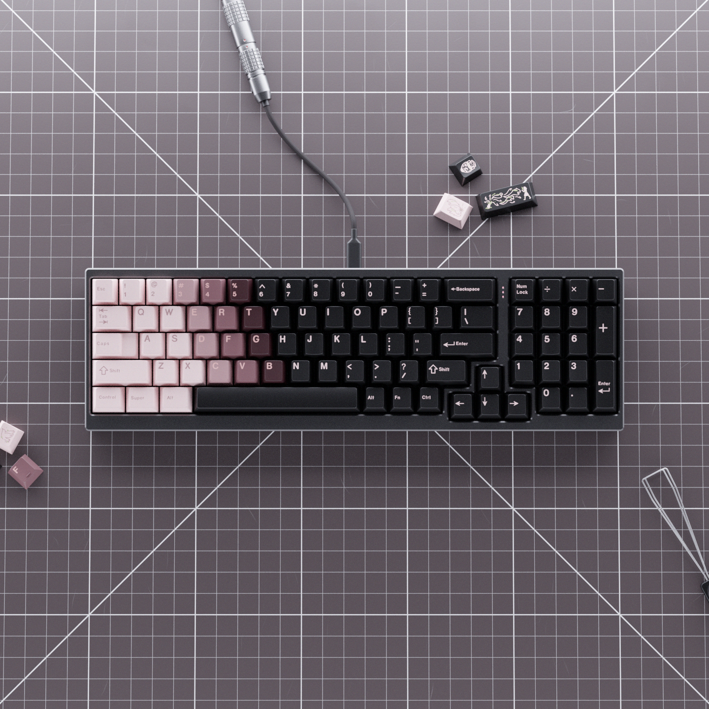 KKB Pandora Keycaps