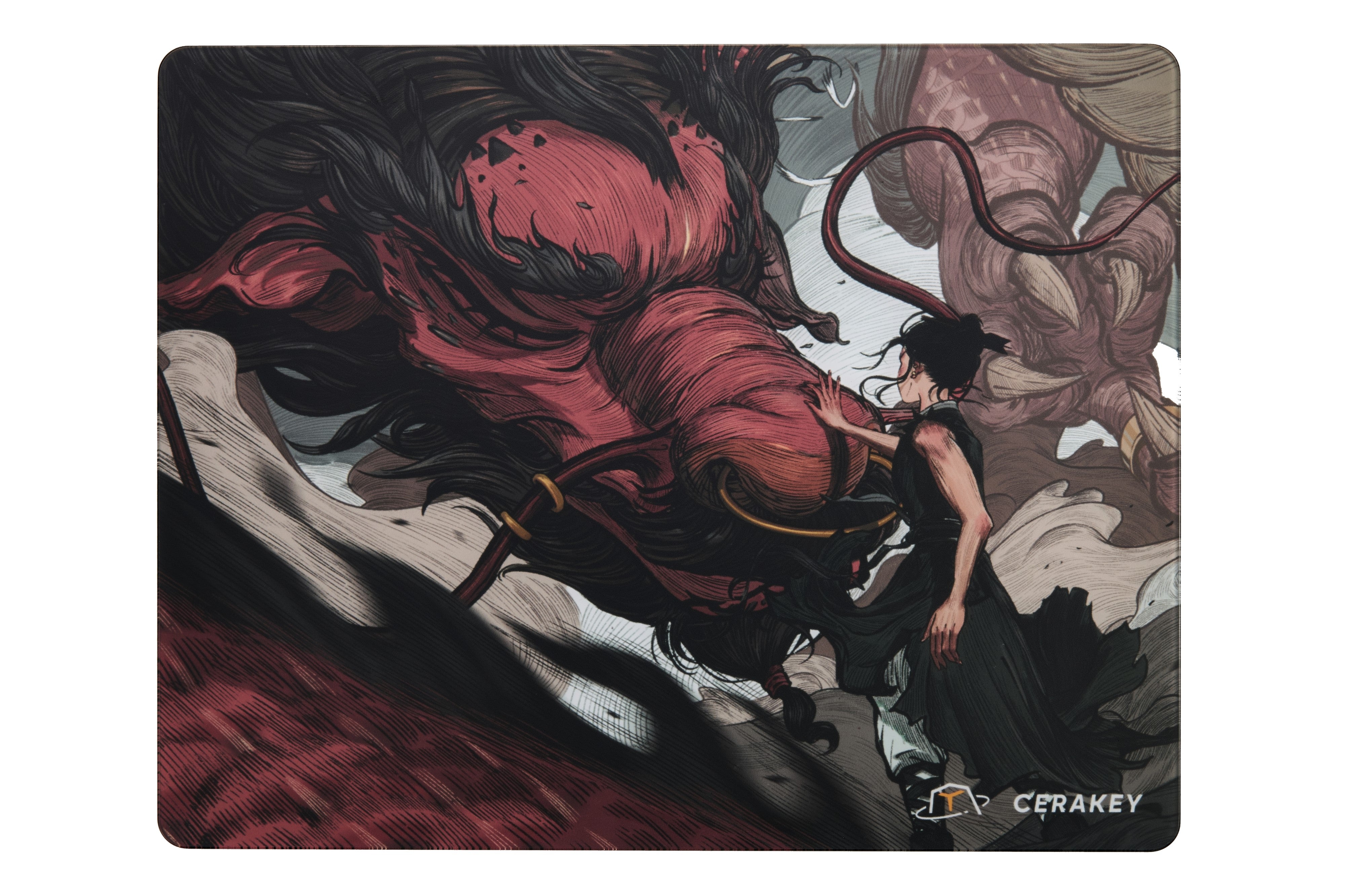 Cerakey X San Yan: Artistic Glass Mousepad - Pre-Order