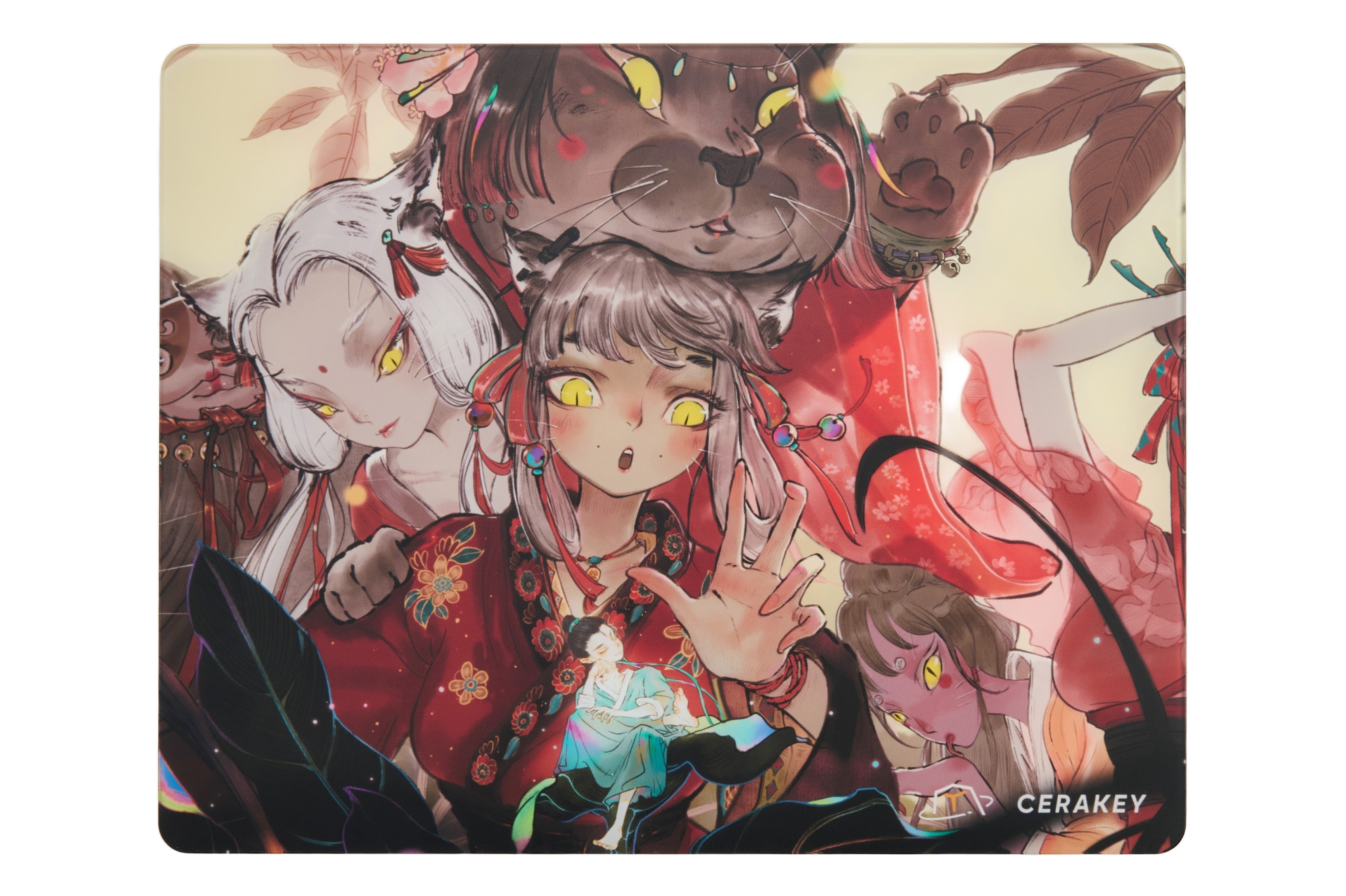 Cerakey X San Yan: Artistic Glass Mousepad - Pre-Order