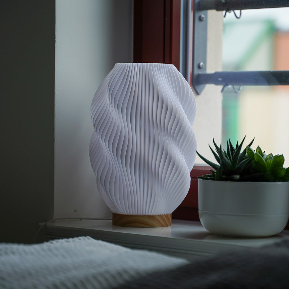 Twuro Table Lamp – Cozy Ambient Lighting with Dynamic Shape