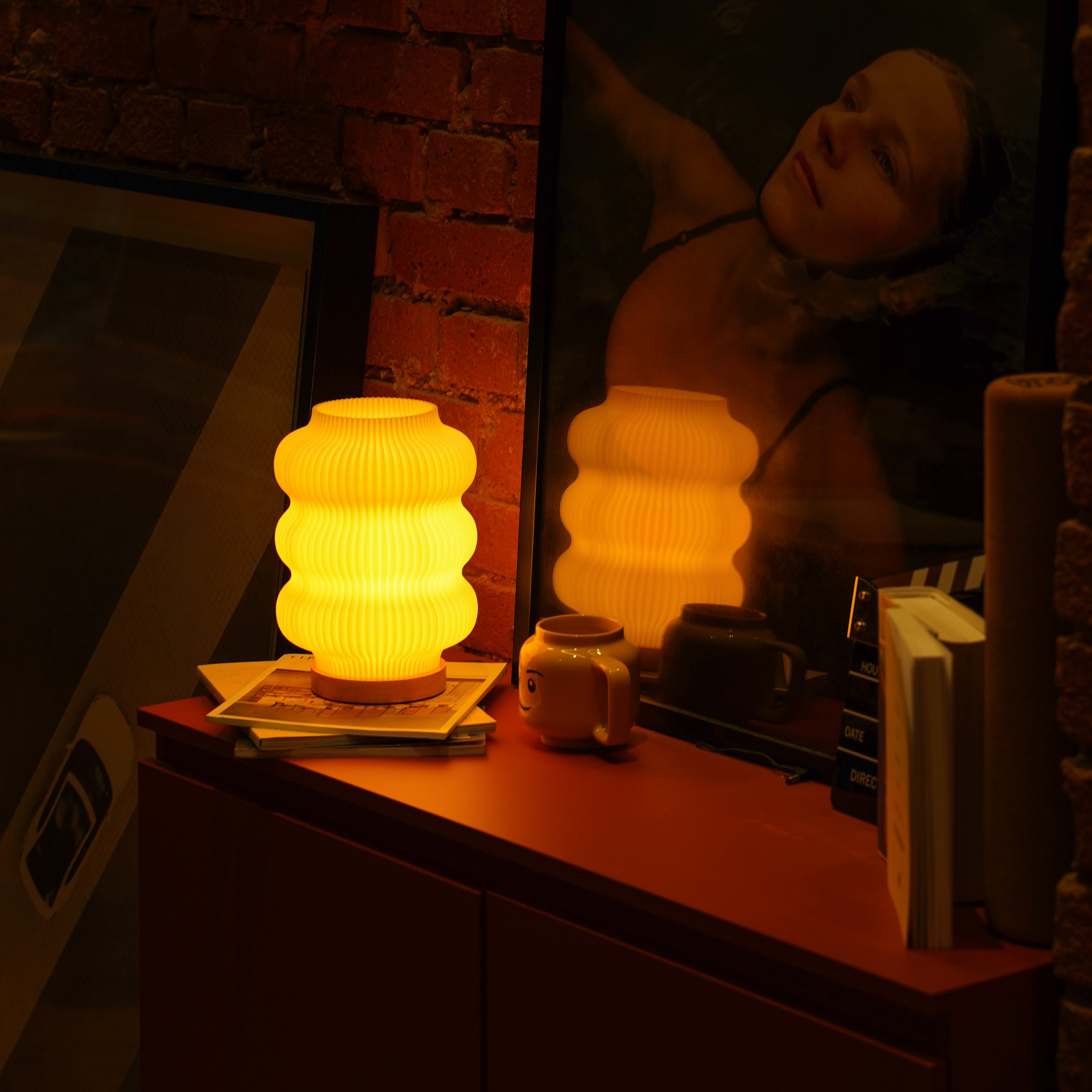 Luma Lamp – Round Table Lamp with Soft Ambient Light for Relaxing Home Décor
