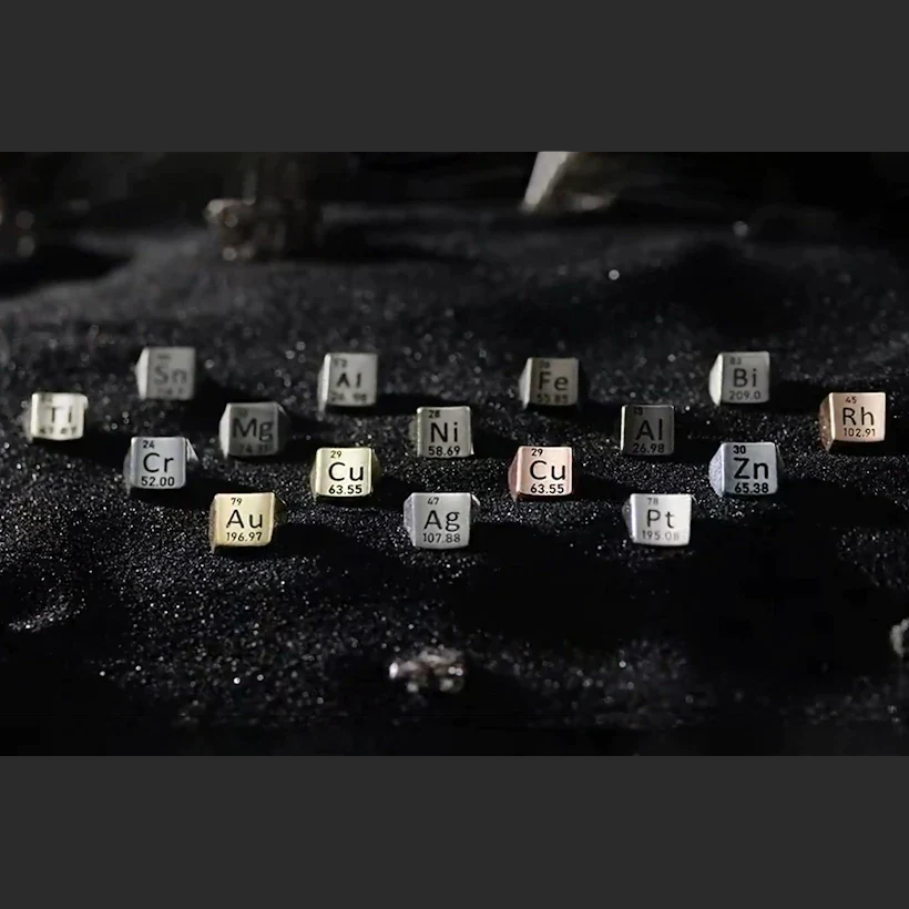 Periodic Table Metal Keycaps by Awekeys