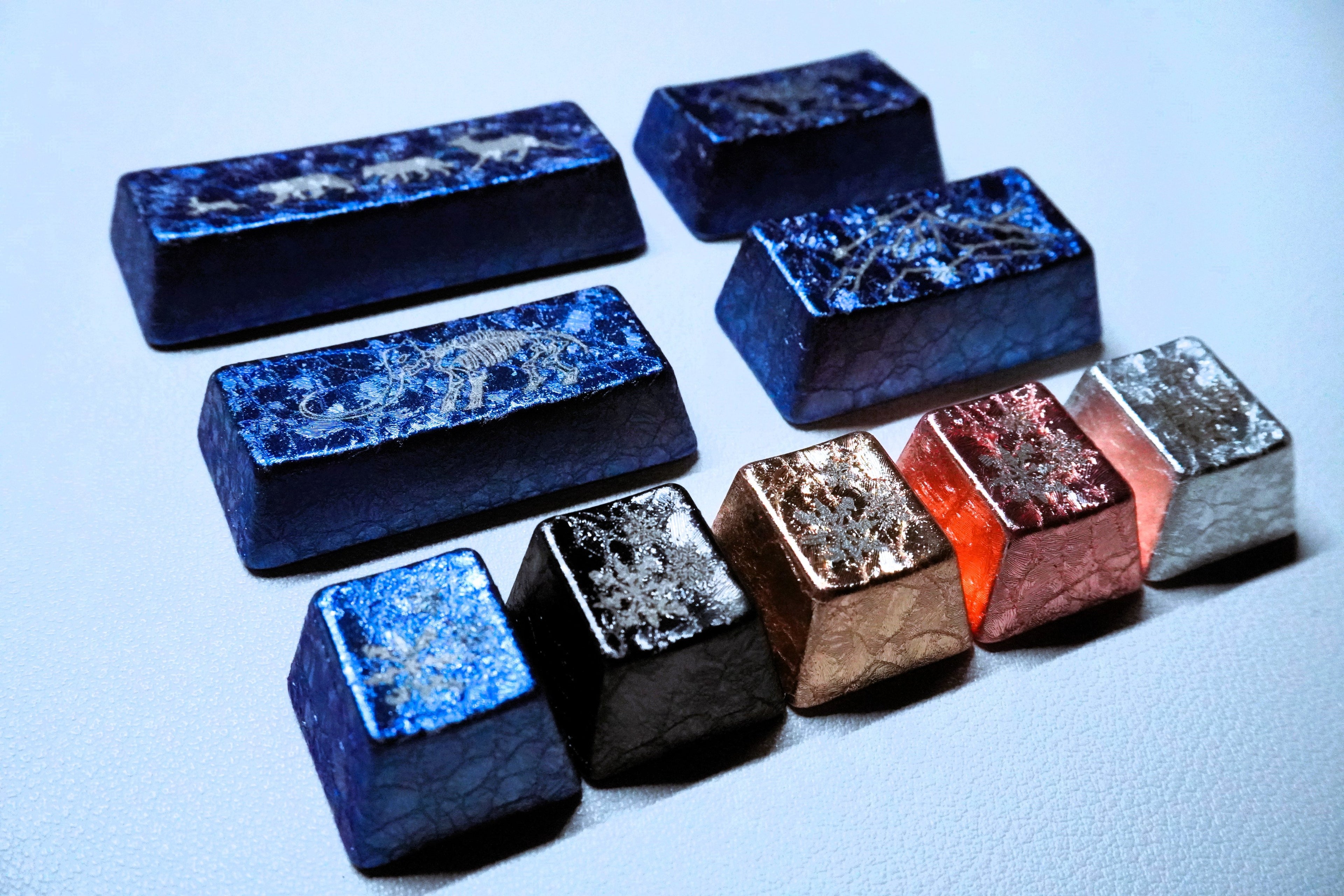 Awekeys Wild Ice Full Metal Keycaps Set - Group-Buy