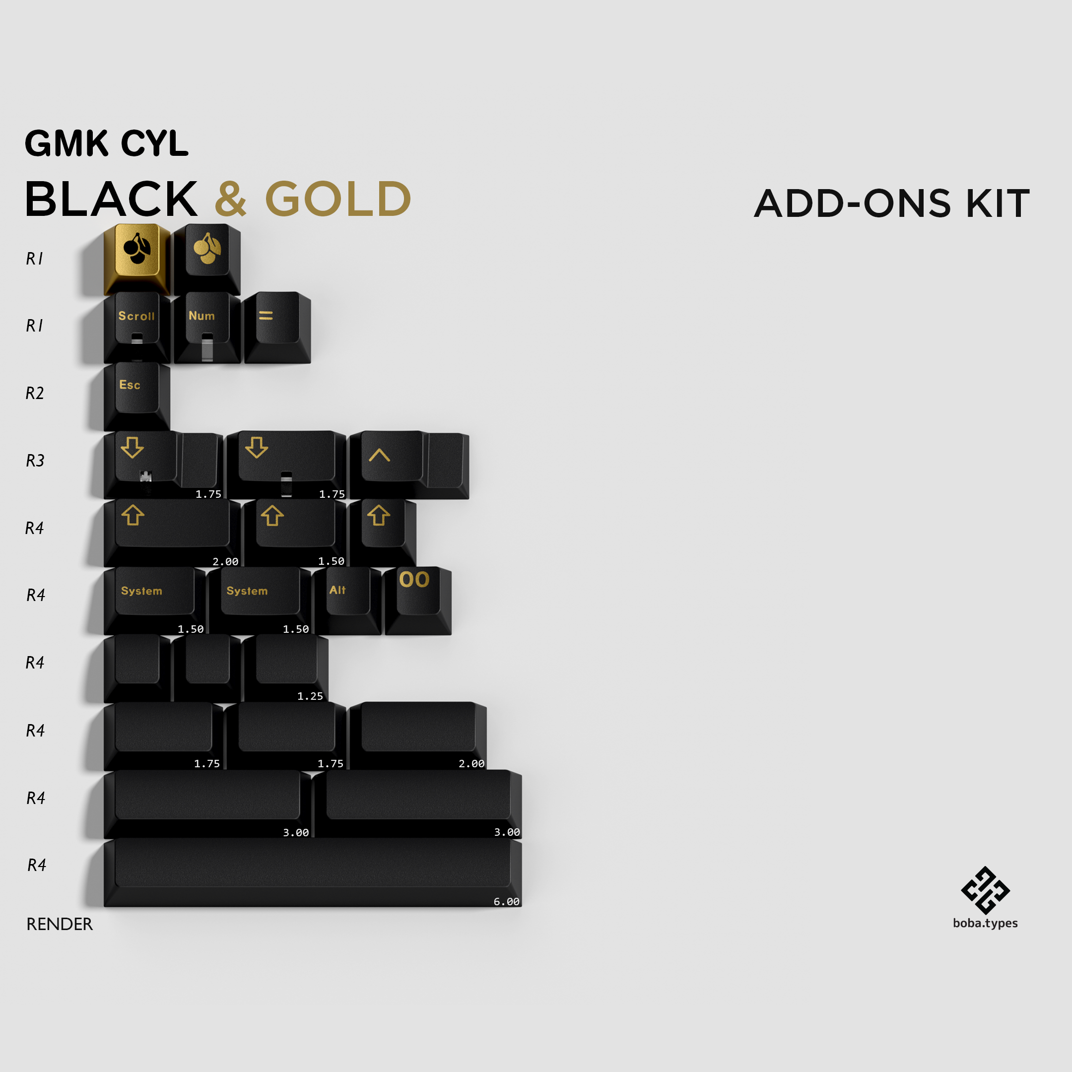 GMK Black and Gold - Group-Buy