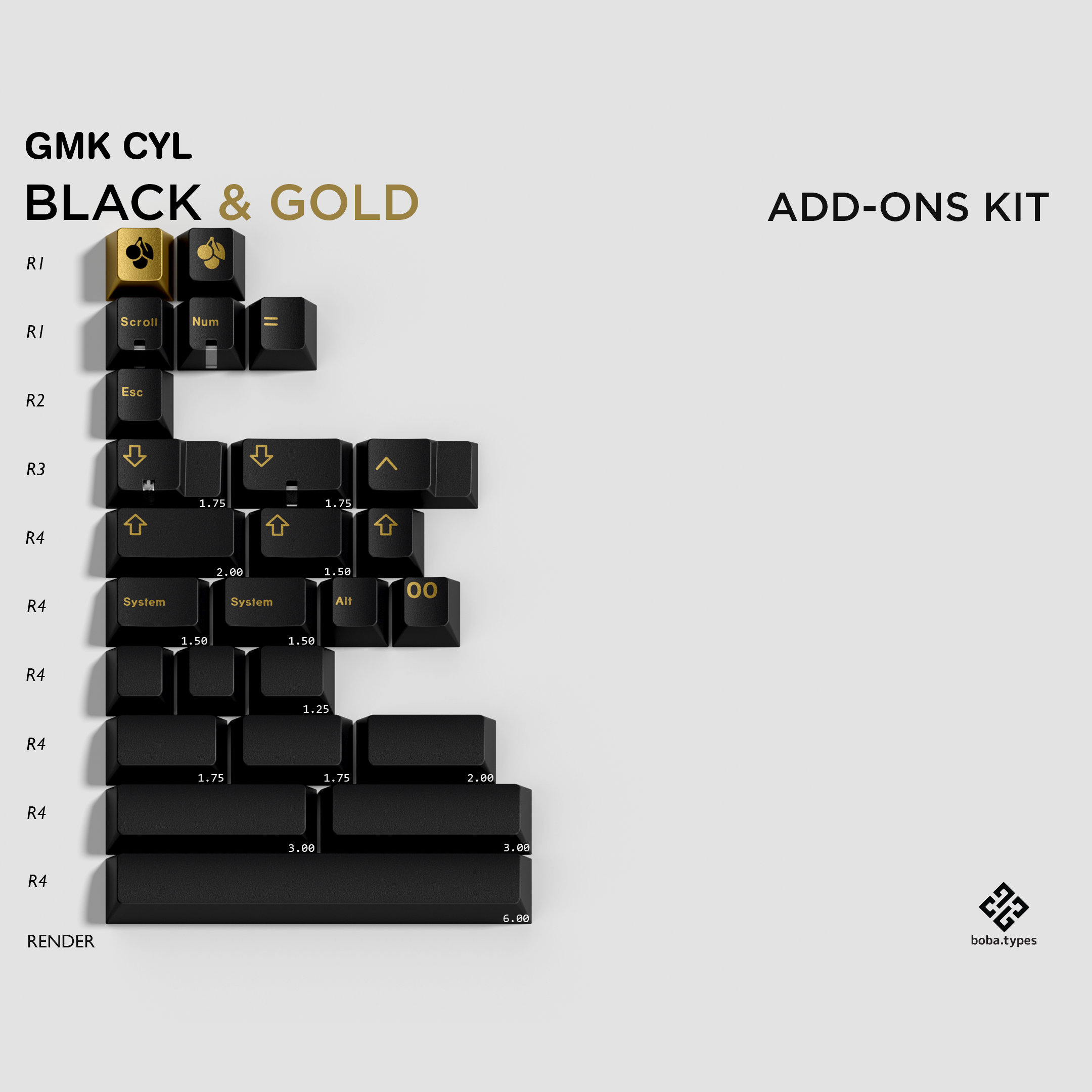 GMK Black and Gold
