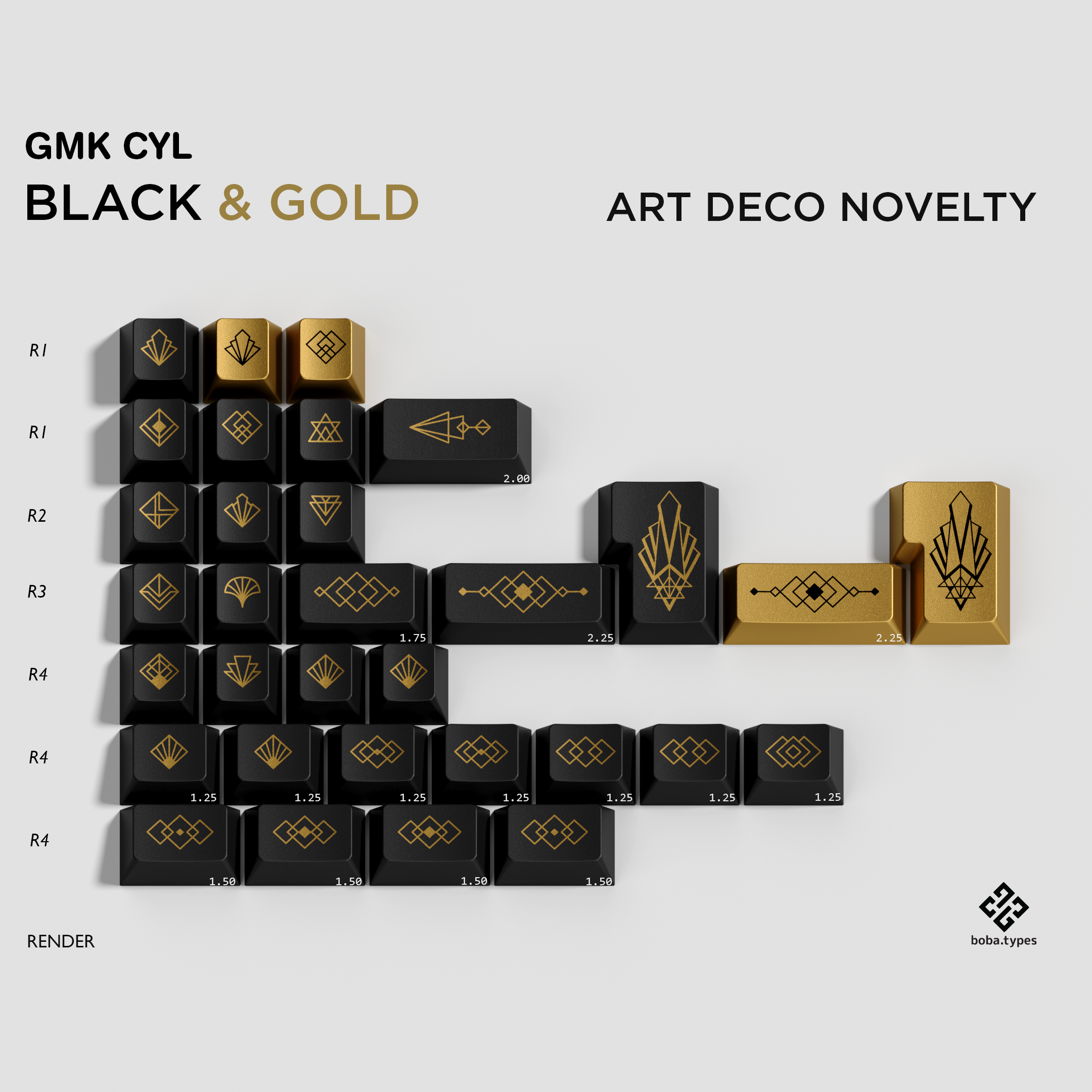 GMK Black and Gold - Group-Buy