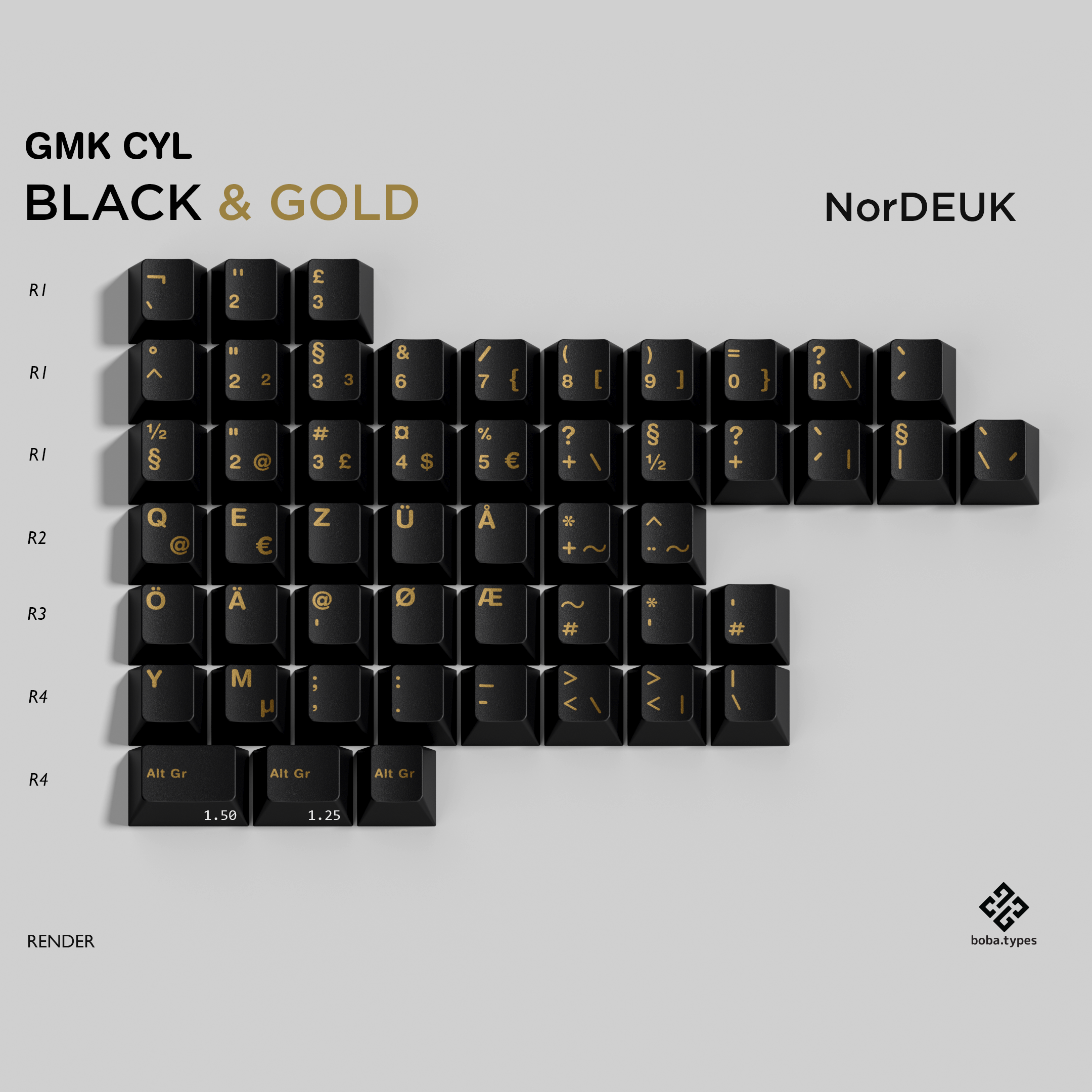 GMK Black and Gold - Group-Buy