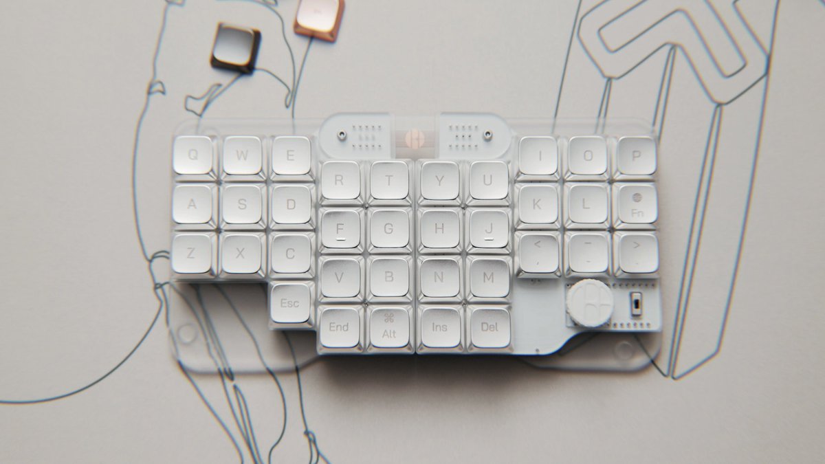 Awekeys Low Profile Metal Keycaps - Group-Buy