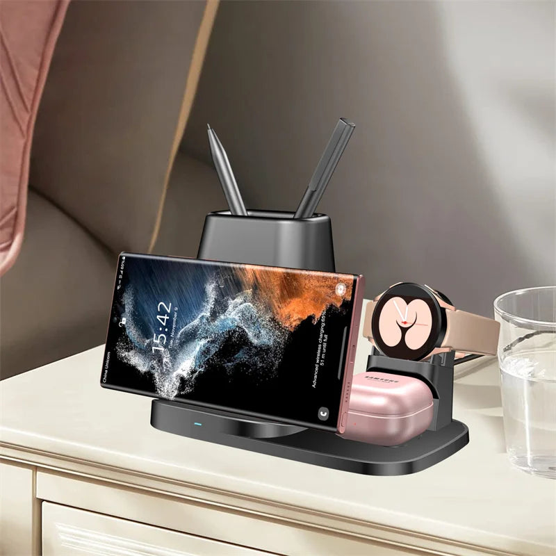 3 in 1 Desktop Wireless Charger Station