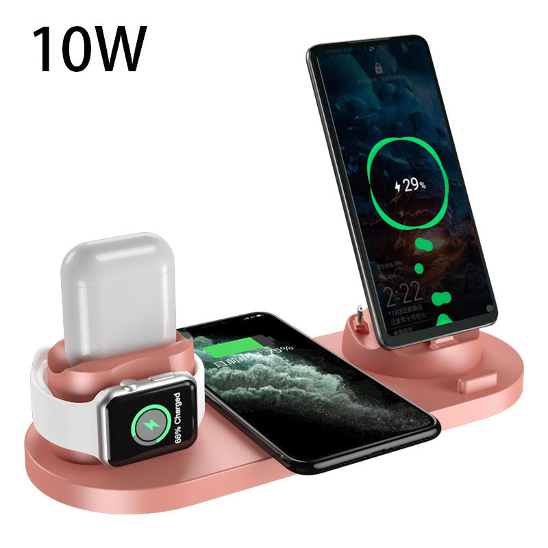 6 IN 1  Wireless Desktop Charging Station