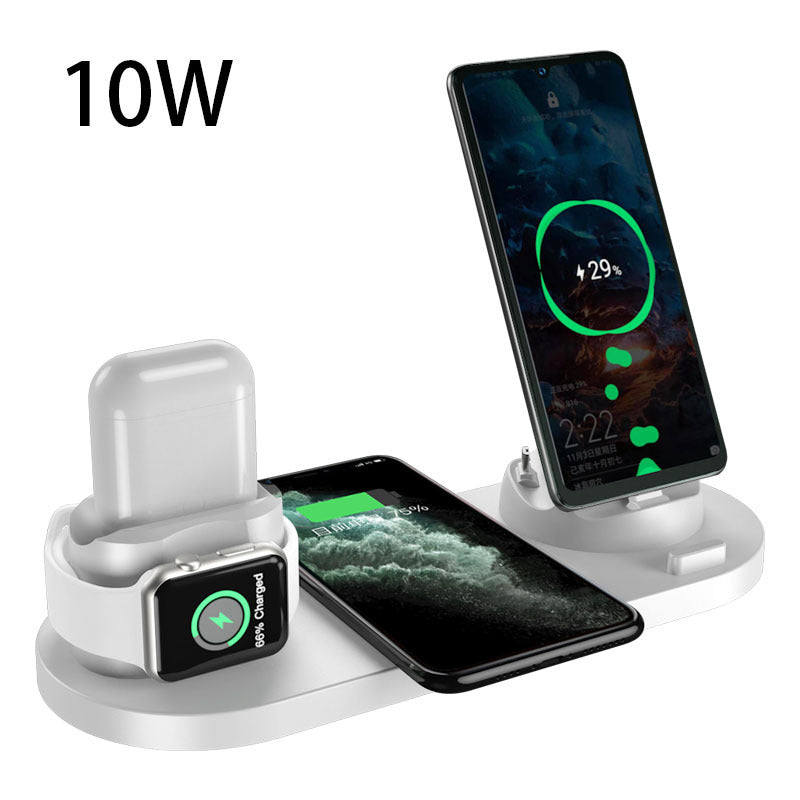 6 IN 1  Wireless Desktop Charging Station
