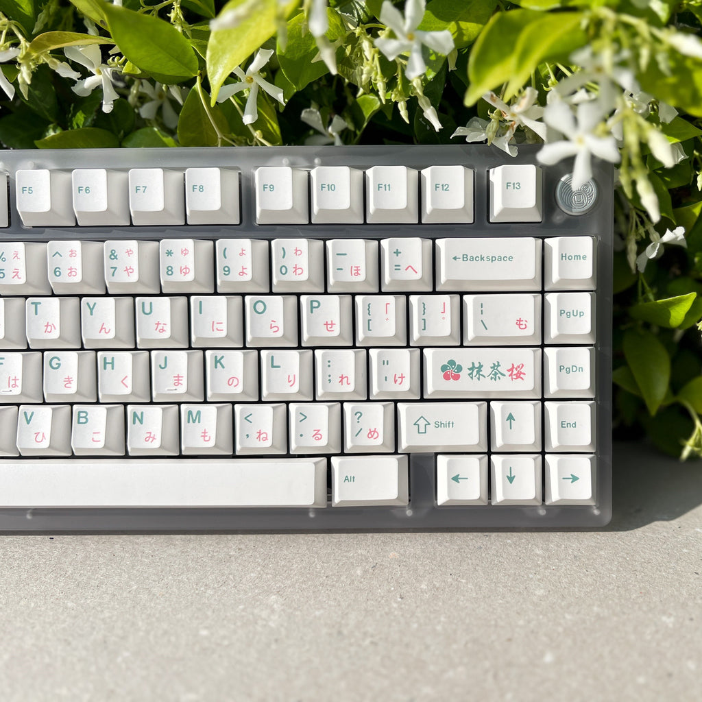 XMI Matcha Sakura Keycaps