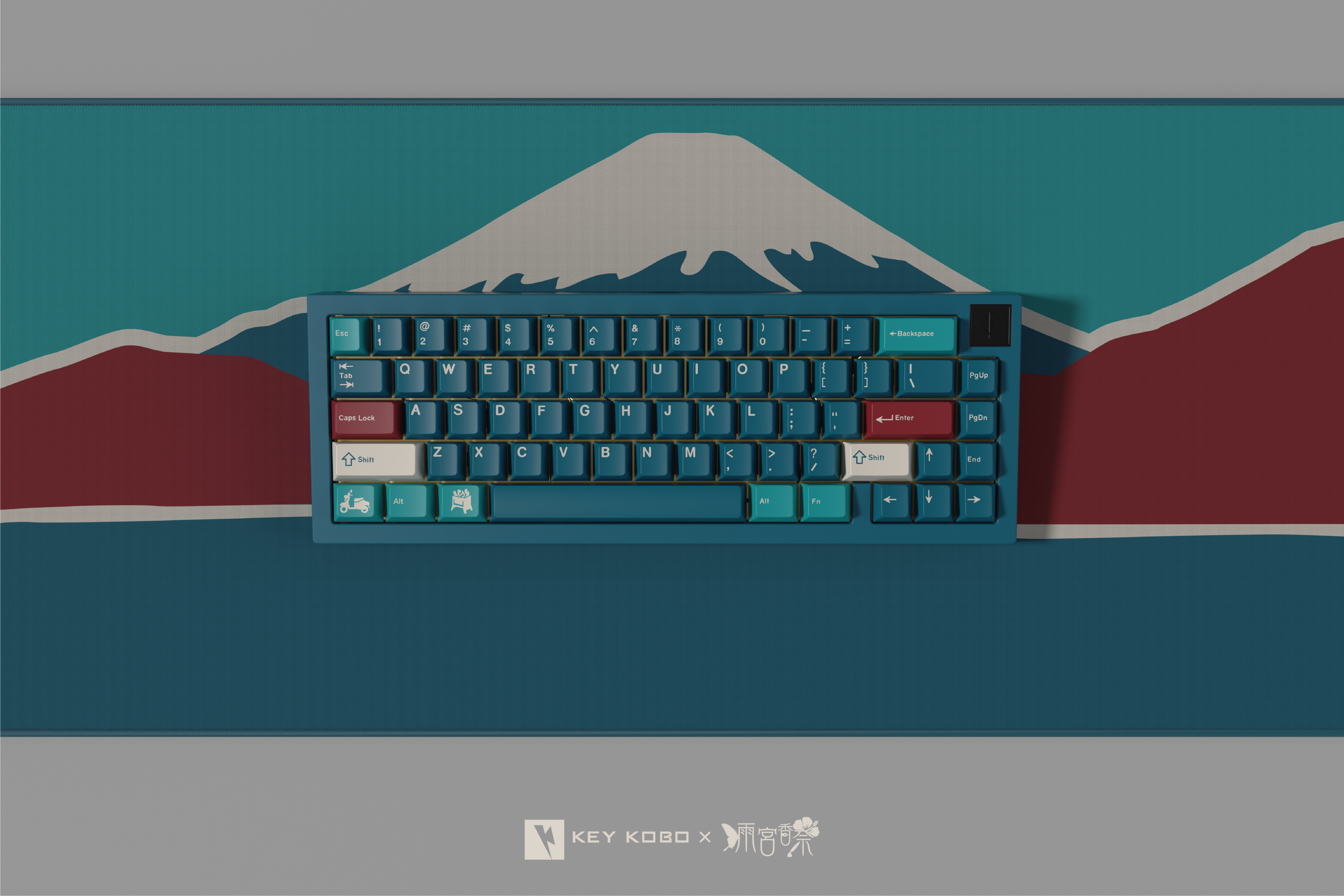 Keykobo Motosu Lake Keycaps