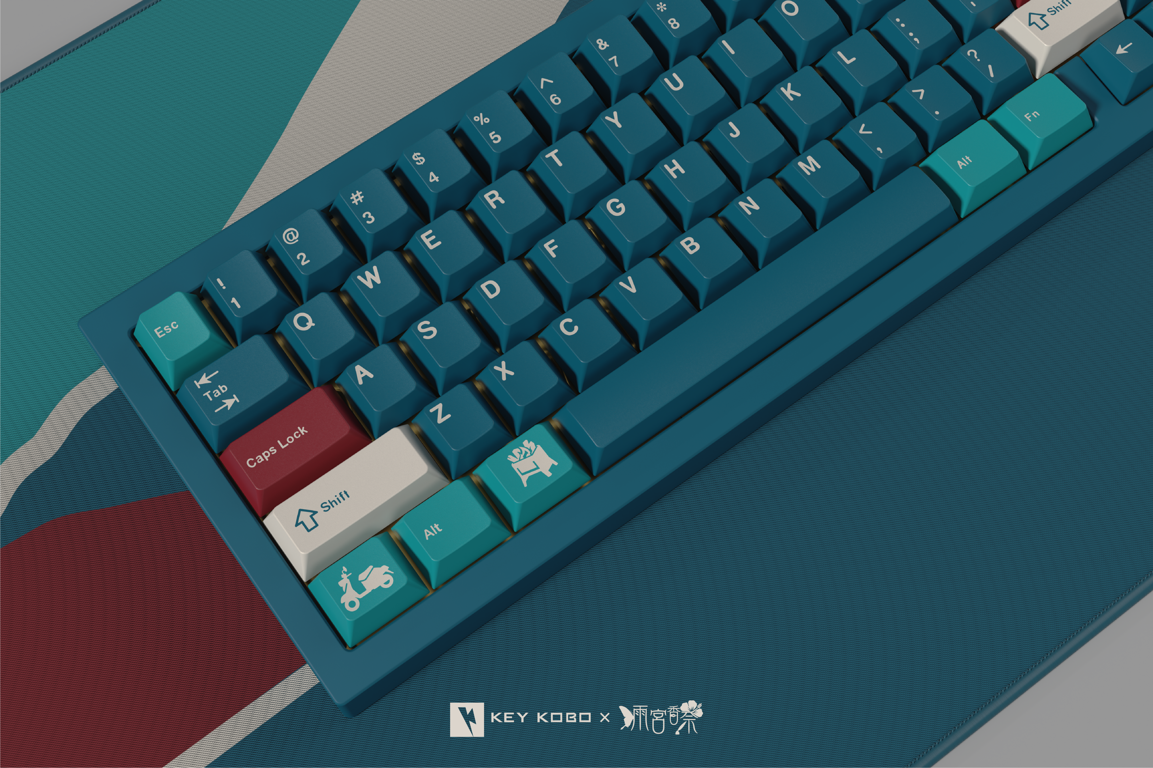 Keykobo Motosu Lake Keycaps - Pre-Order