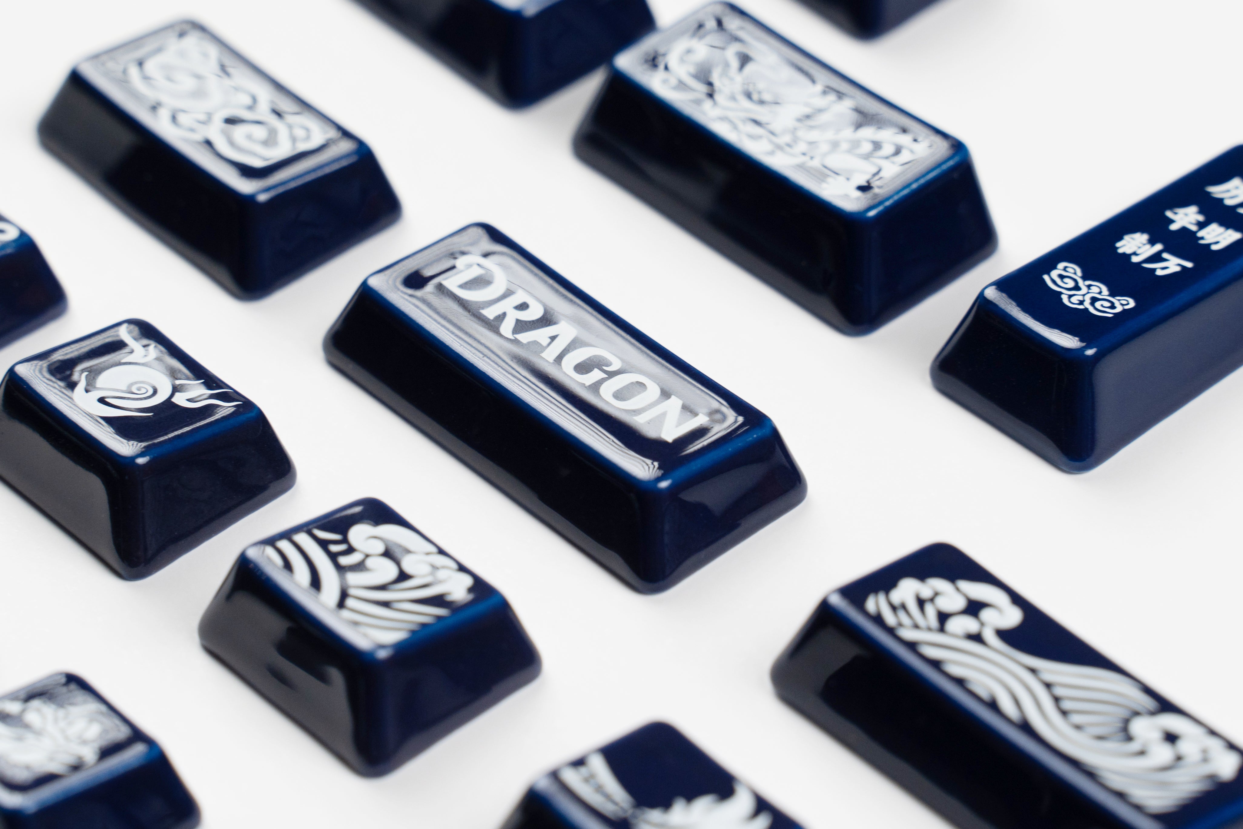 Cerakey Dragon Novelty Ceramic Keycap Set - Pre-Order