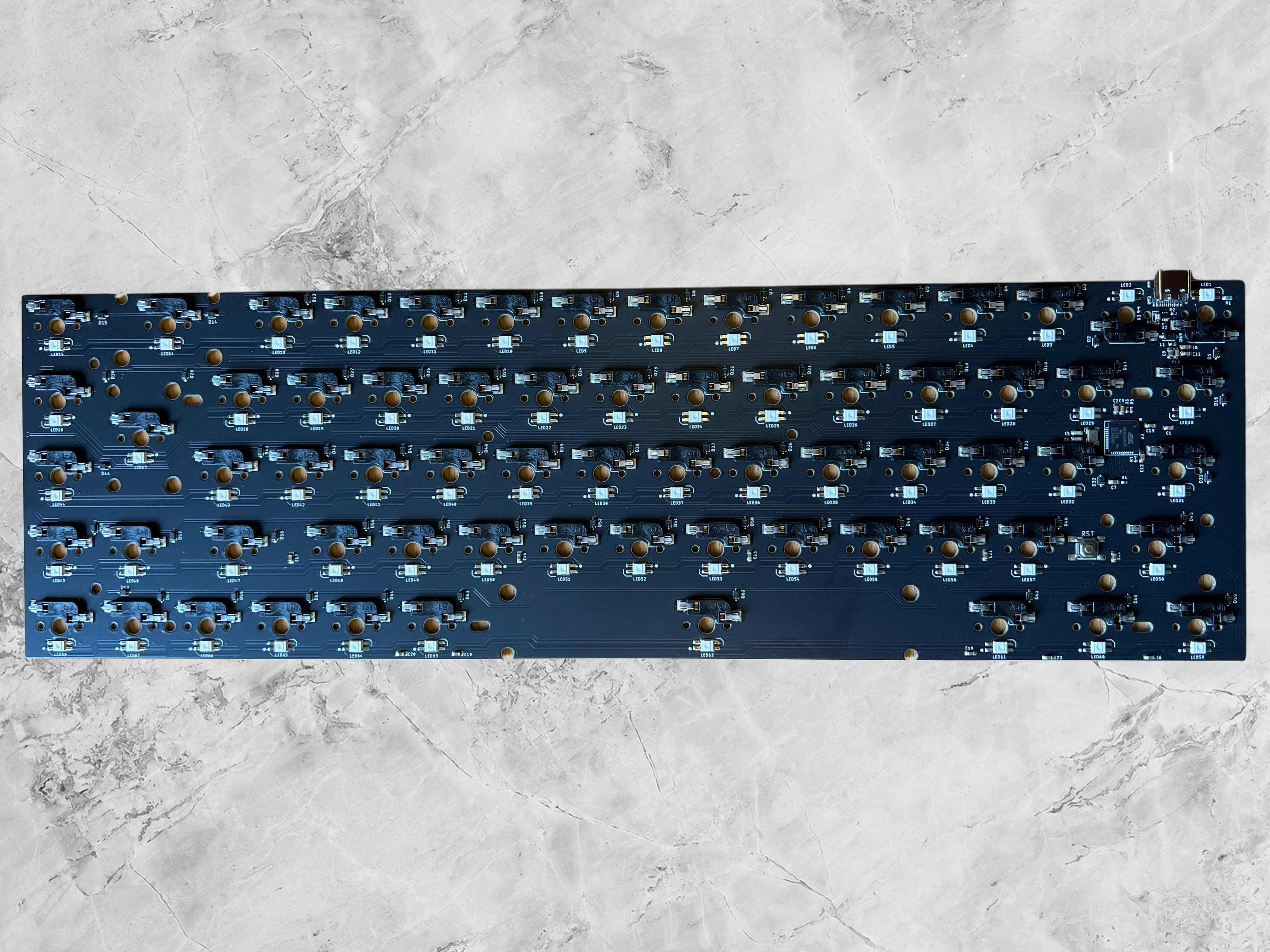 KEYGEM 65% ANSI PCB with ISO Enter