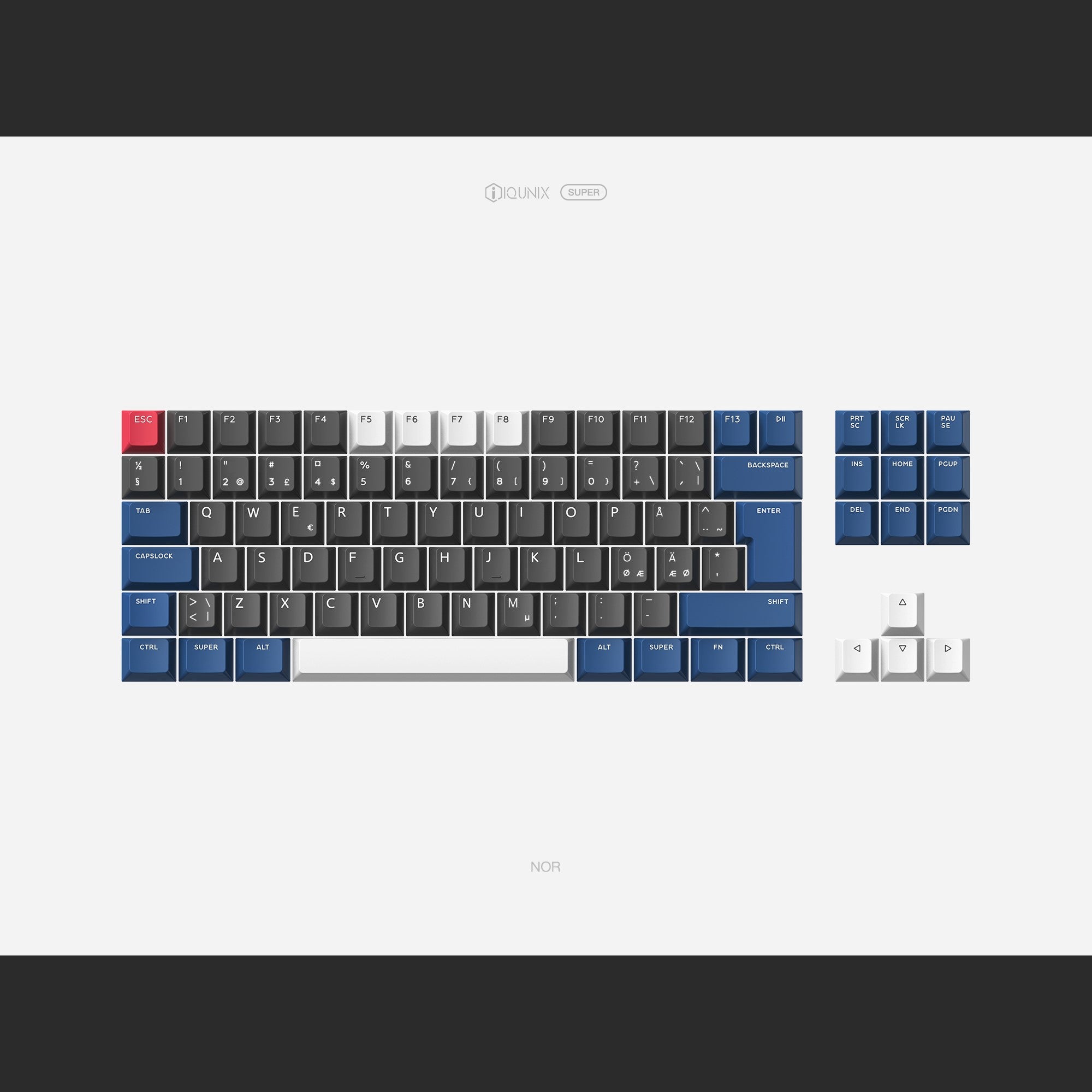 IQUNIX Super Series 1+1 Switches and Keycaps