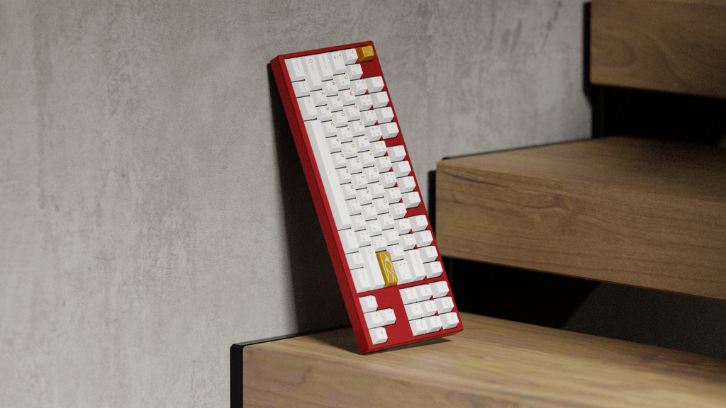 KKB Kintsugi Shiro Keycaps - Group-Buy