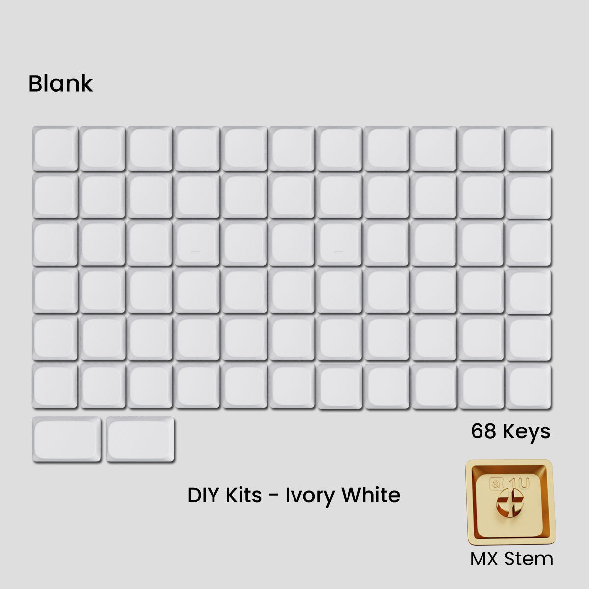 Awekeys Low Profile Metal Keycaps - Group-Buy