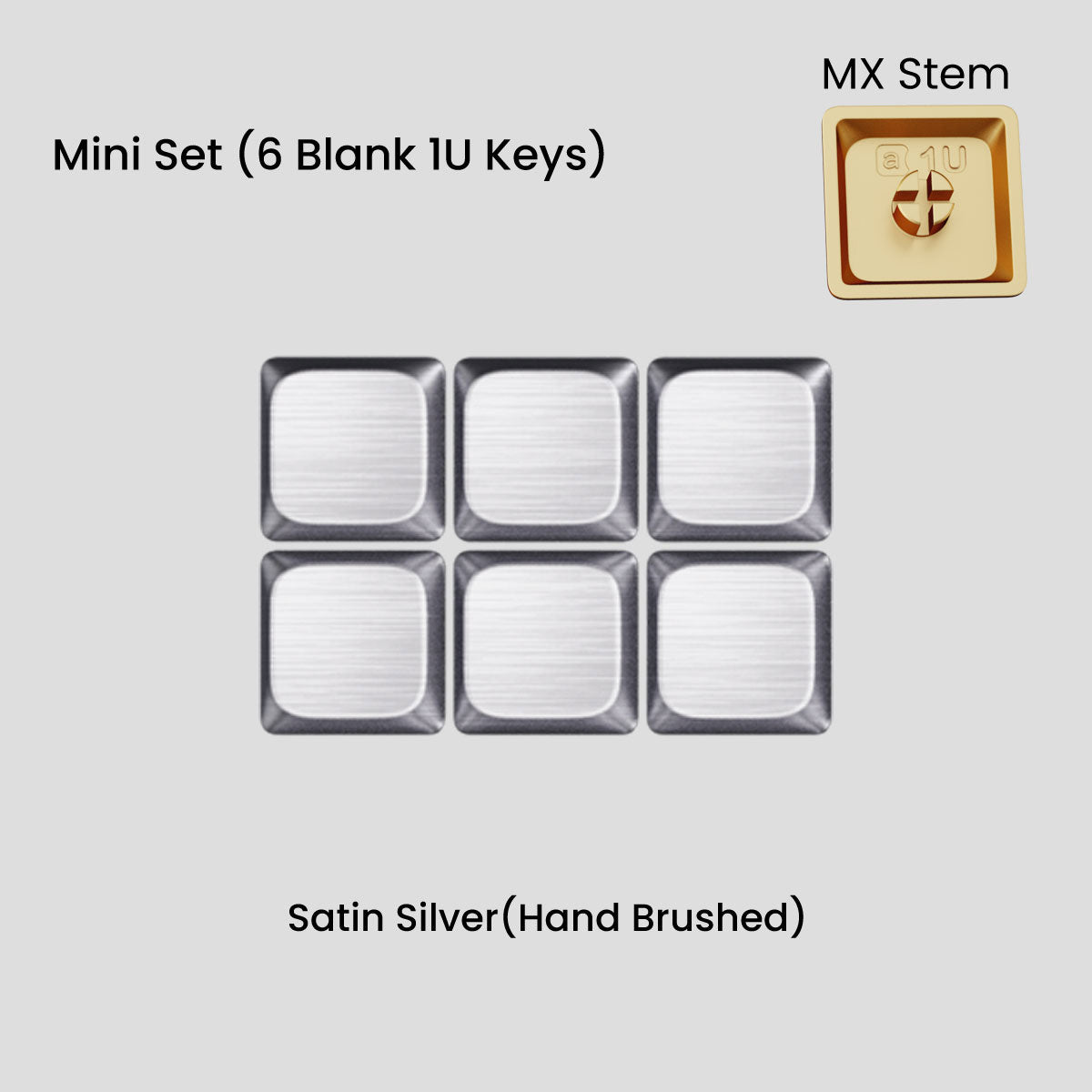 Awekeys Low Profile Metal Keycaps - Group-Buy