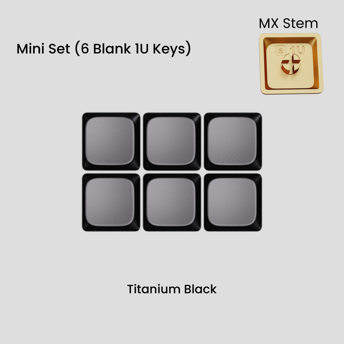 Awekeys Low Profile Metal Keycaps - Group-Buy