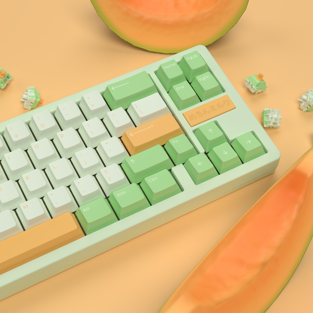 Melon Milk Keycaps