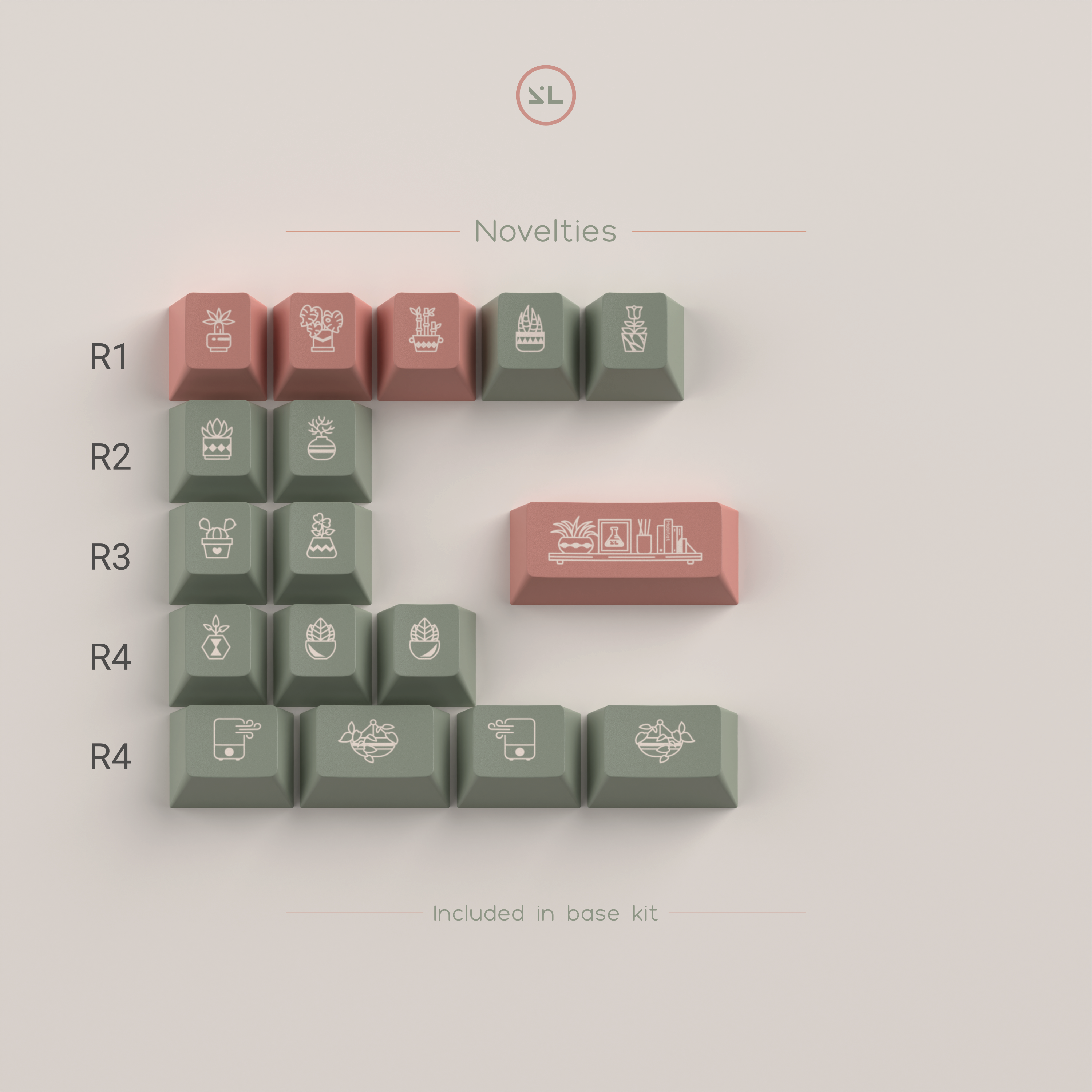 SL Habitat Keycaps B-Stock