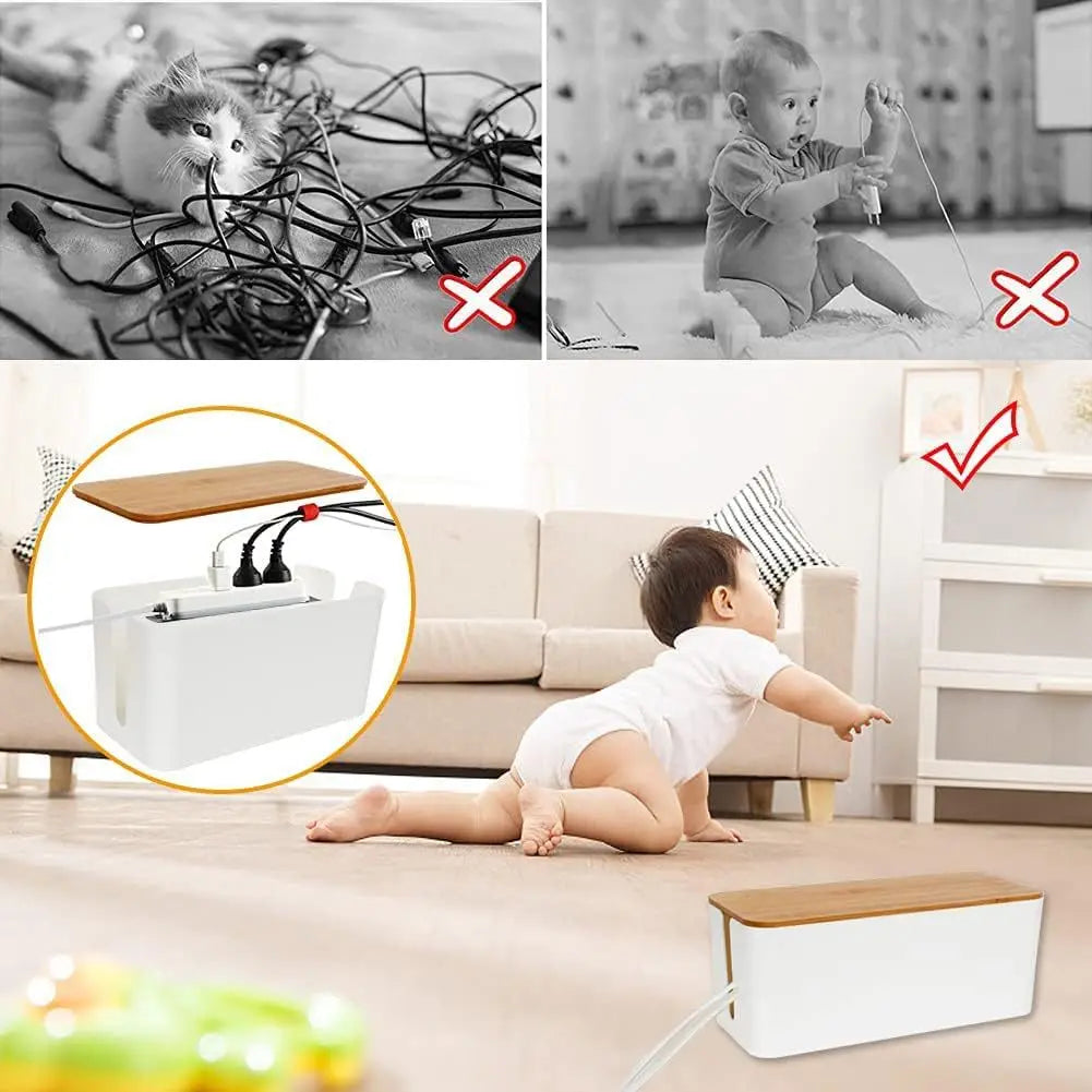 TidyBox™ Cable & Cord Organizer