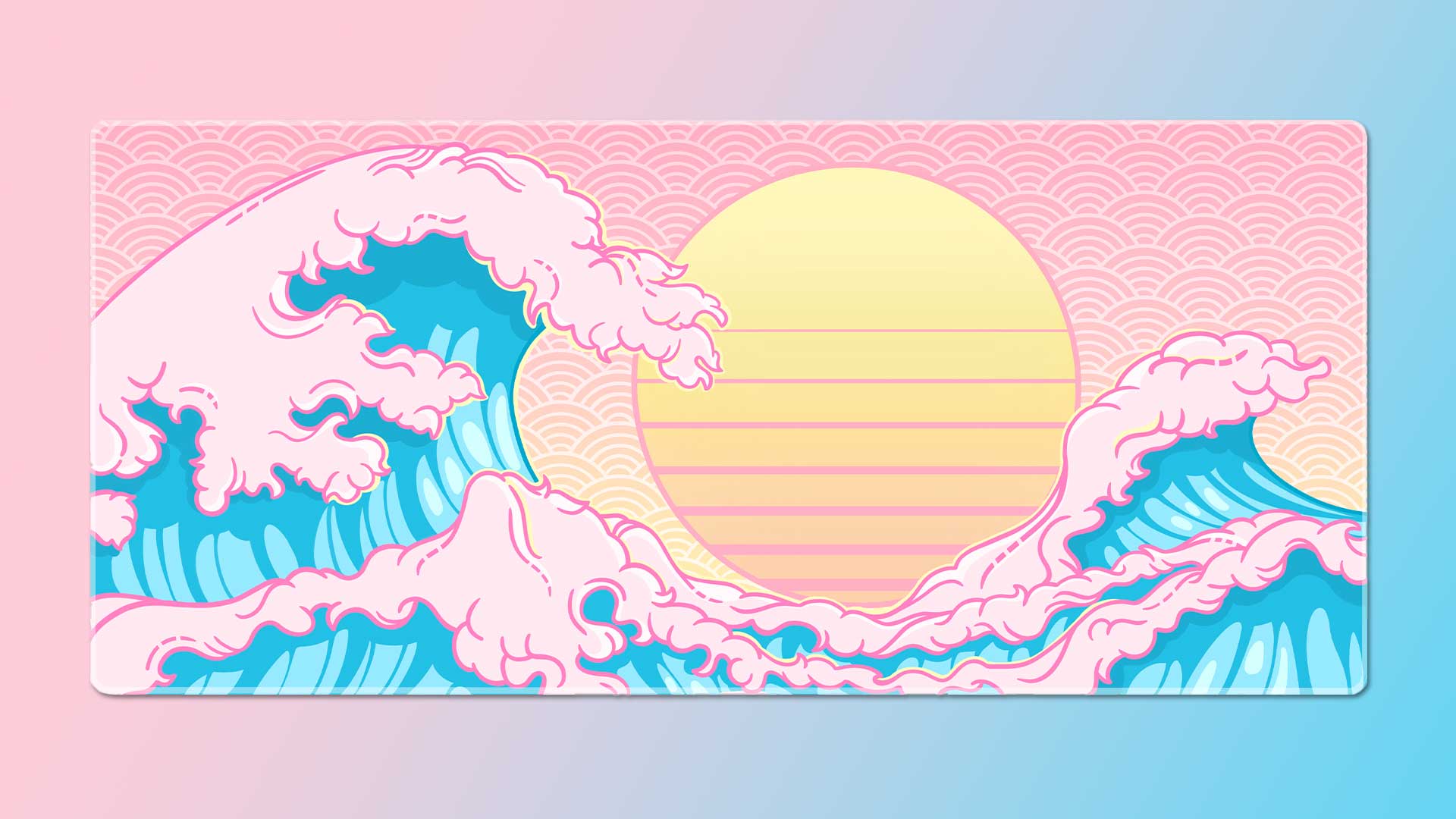 The Great Retro Wave Deskmat - Group-Buy