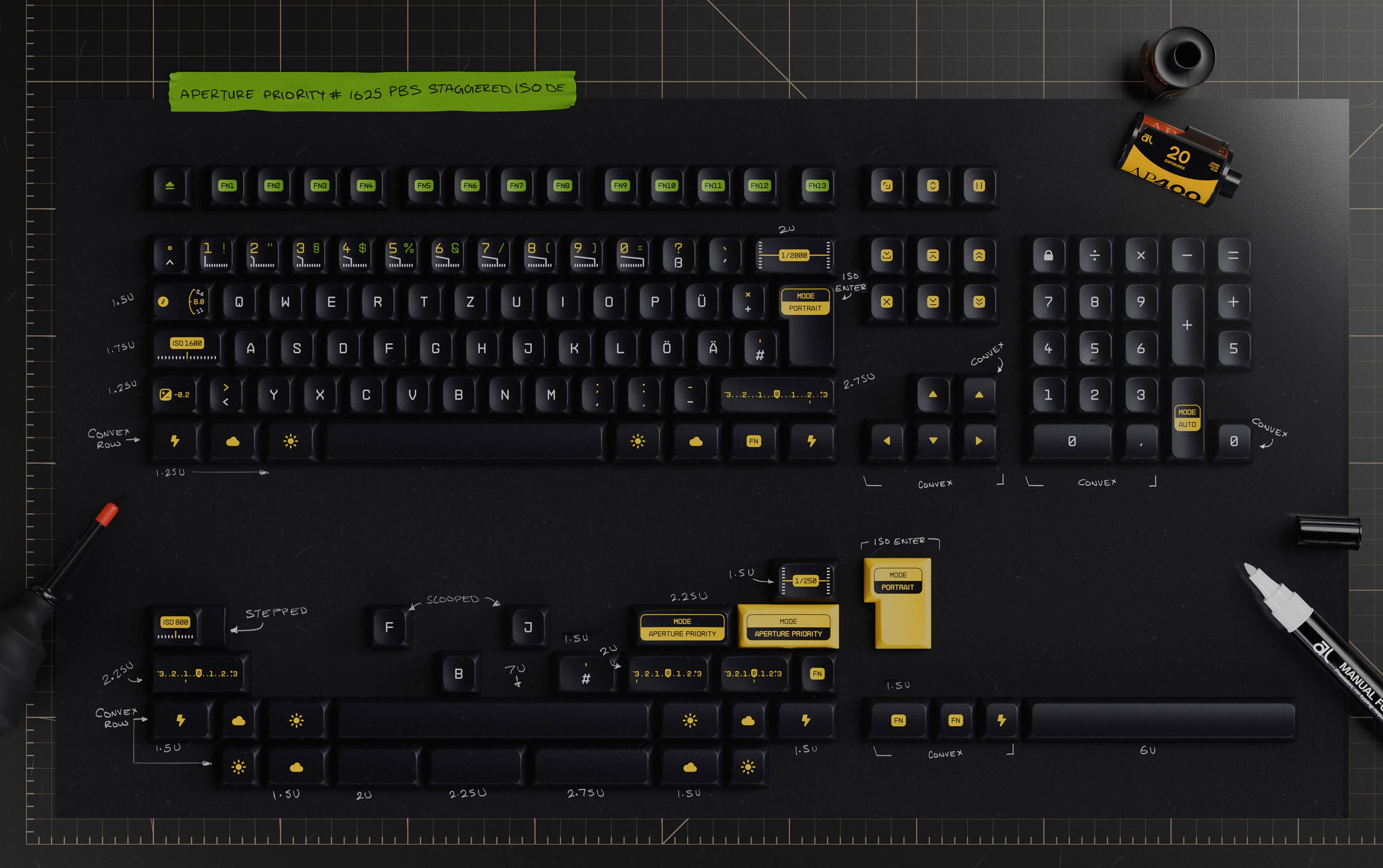 PBS Aperture Priority Keycapset - Group-Buy