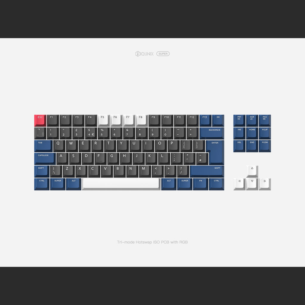 IQUNIX Super Series 1+1 Switches and Keycaps