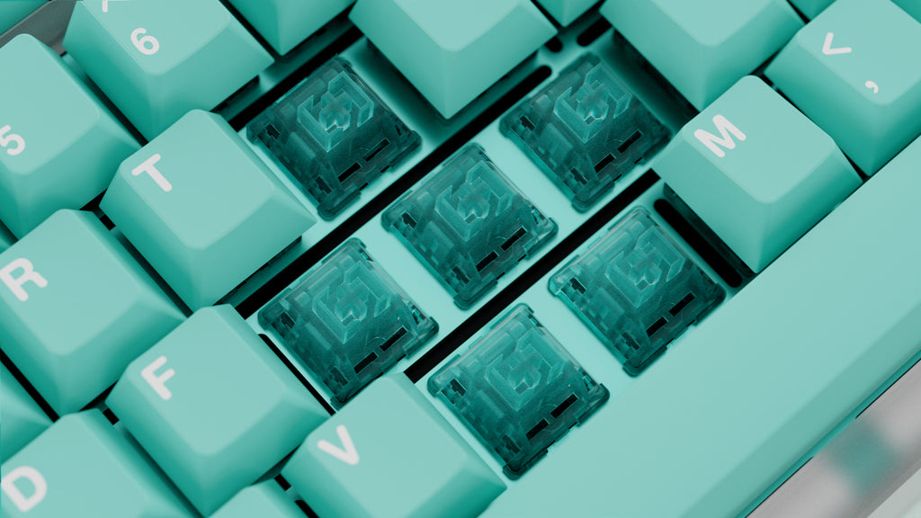 WS Akuamarin Keycaps