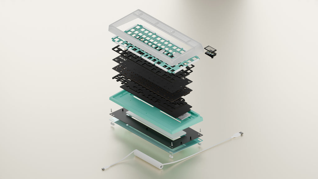 WS Akuamarin Keycaps