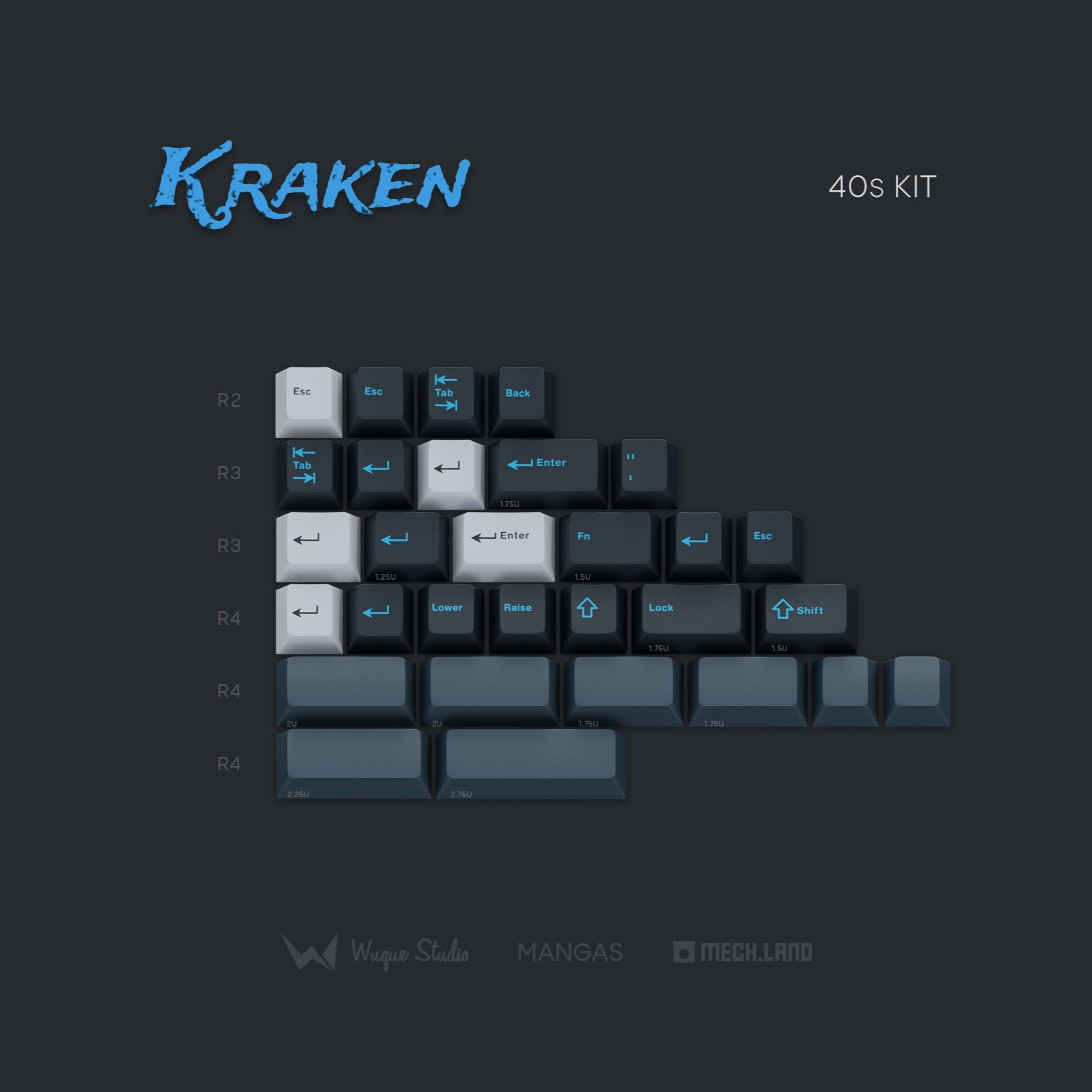 Group-Buy WS Kraken Keycaps