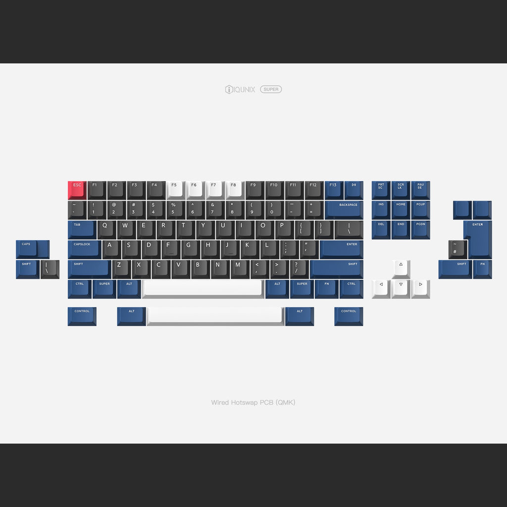 IQUNIX Super Series 1+1 Switches and Keycaps