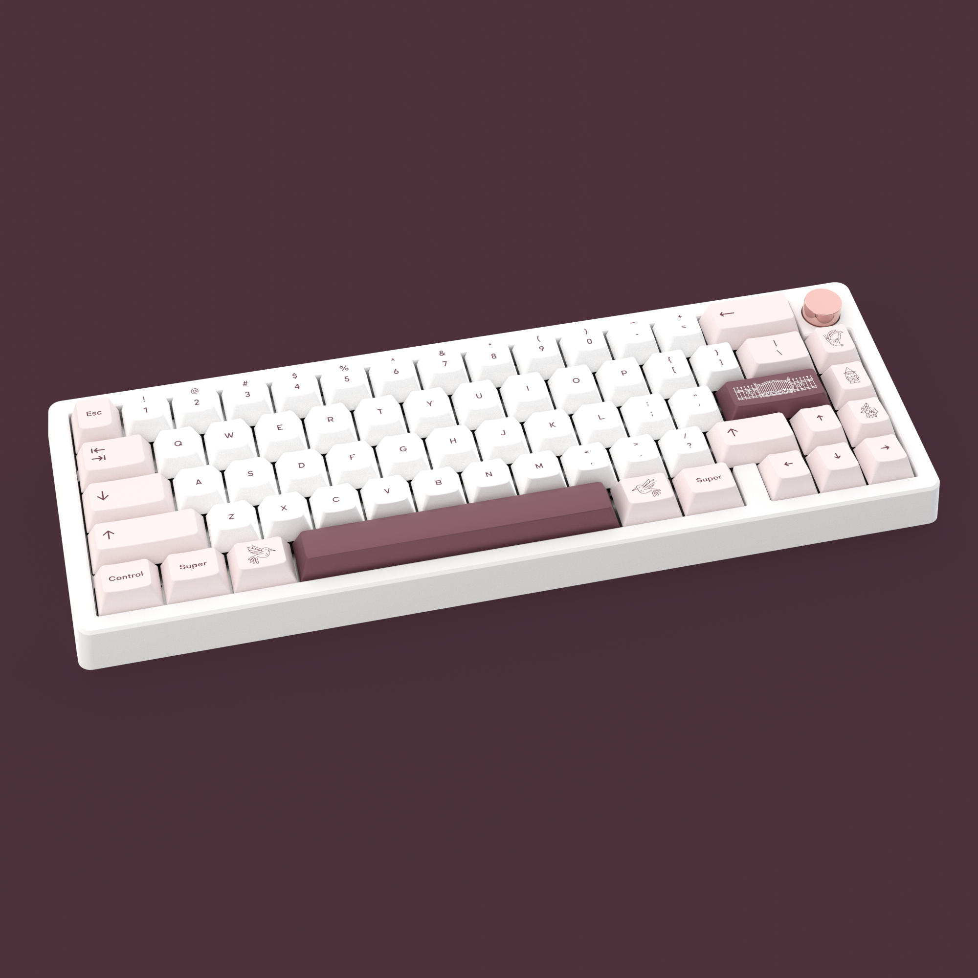 Pre-Order Rosewater Keycaps