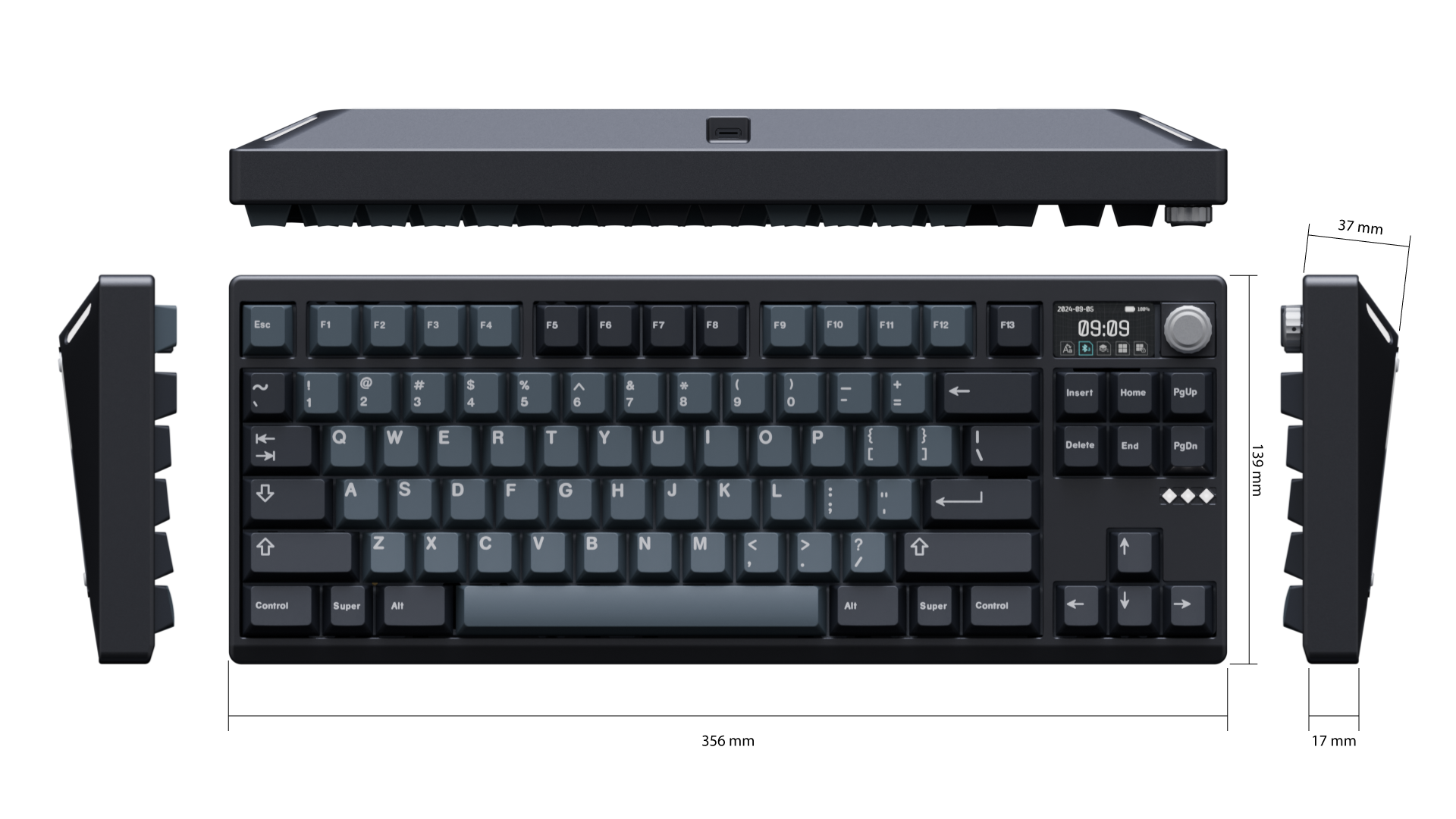 ZOOM TKL DYNA Anodized Black - Pre-Order