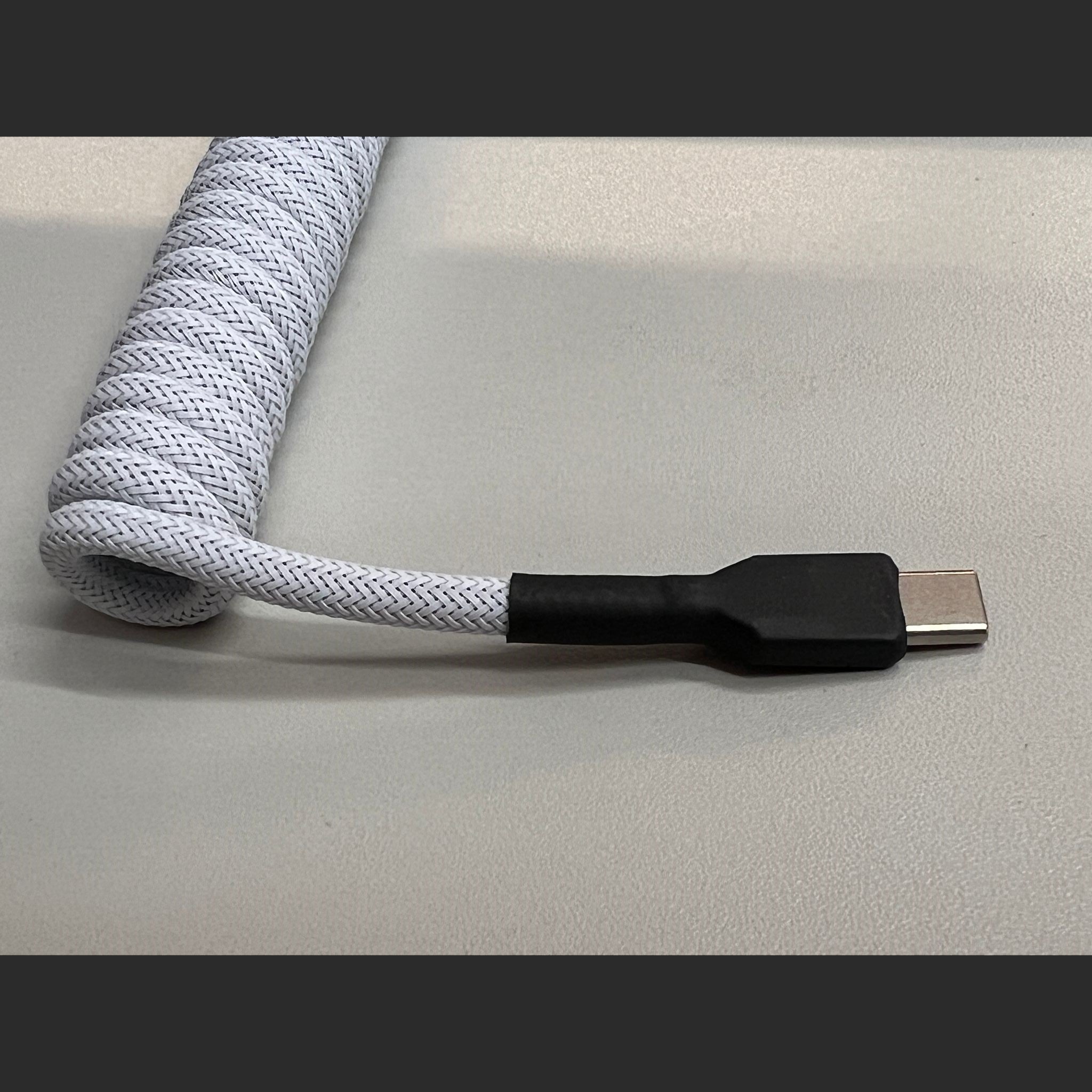 "White and Black" Custom USB Cable