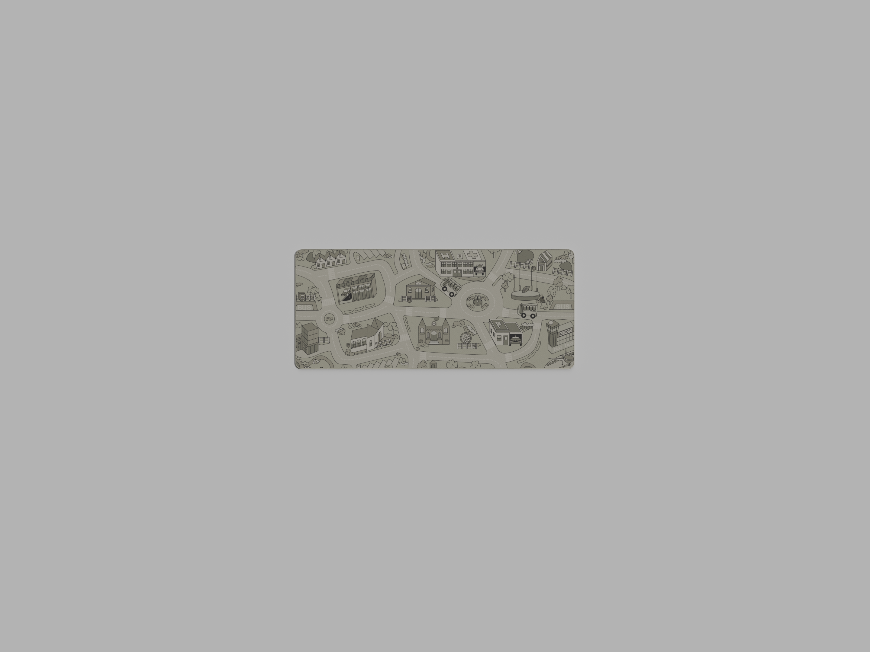 Busy Town R3 Deskmat - Group-Buy